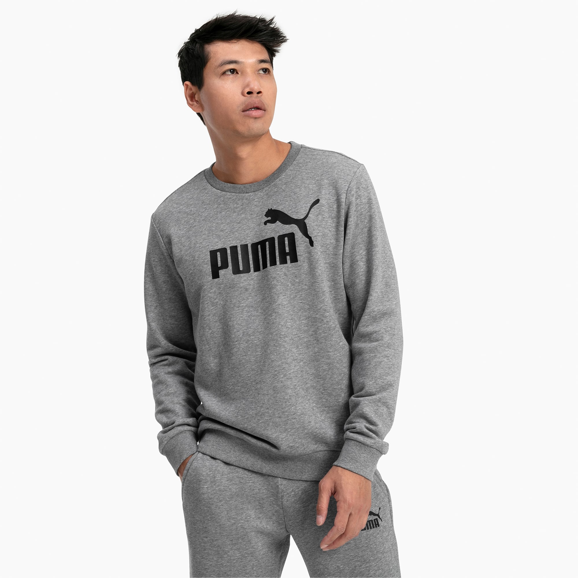puma training crew sweater mens
