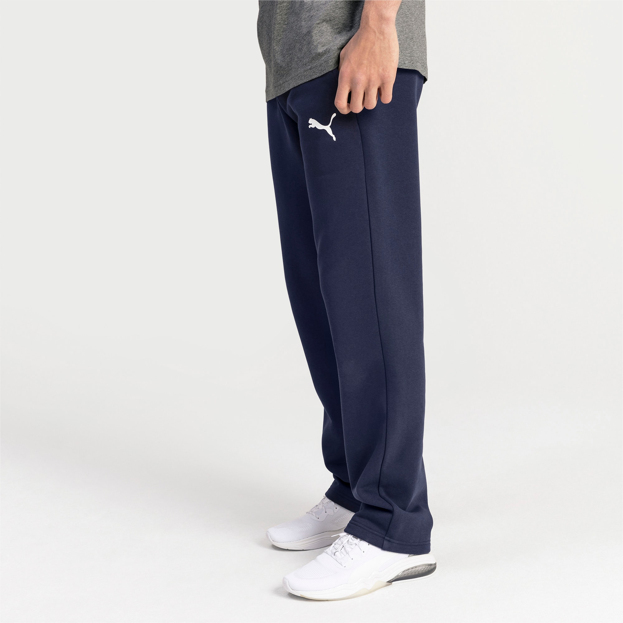 puma men's essentials fleece pants