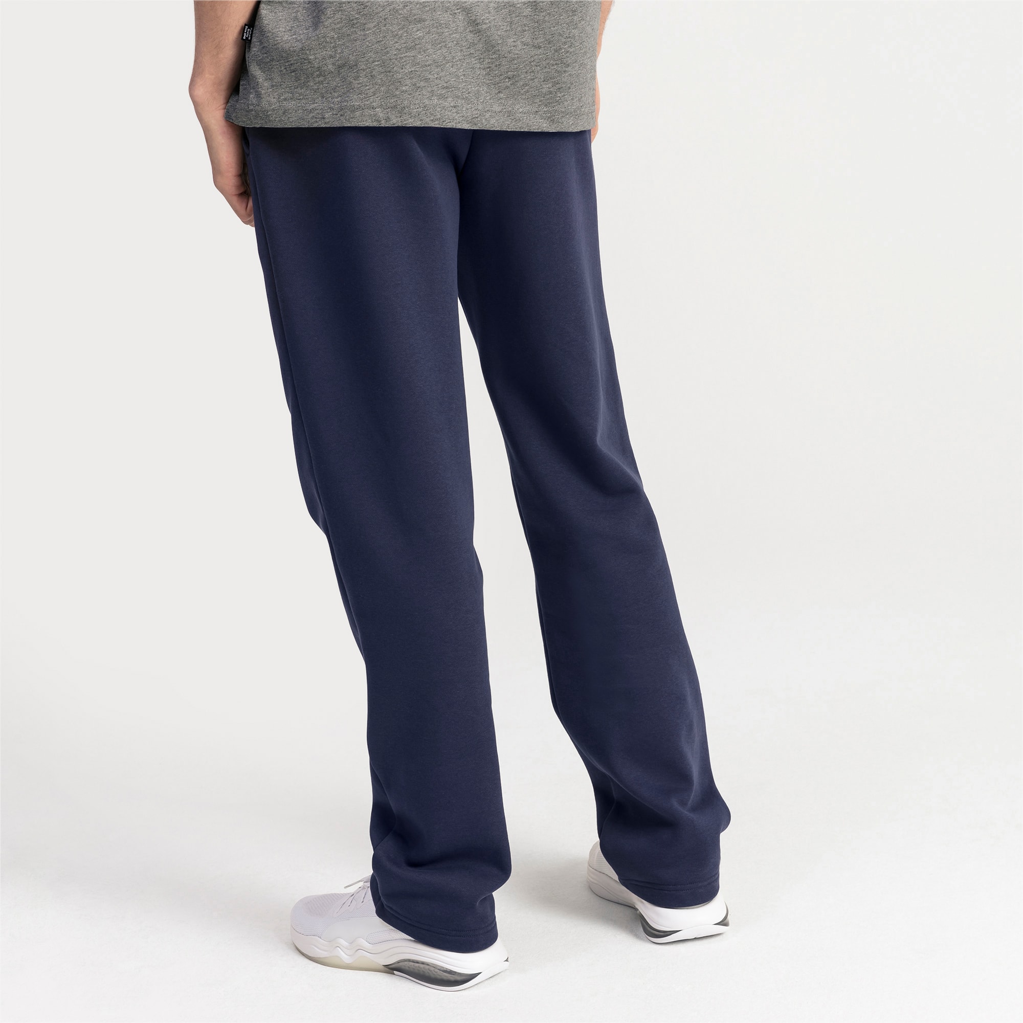 puma men's essentials fleece pants