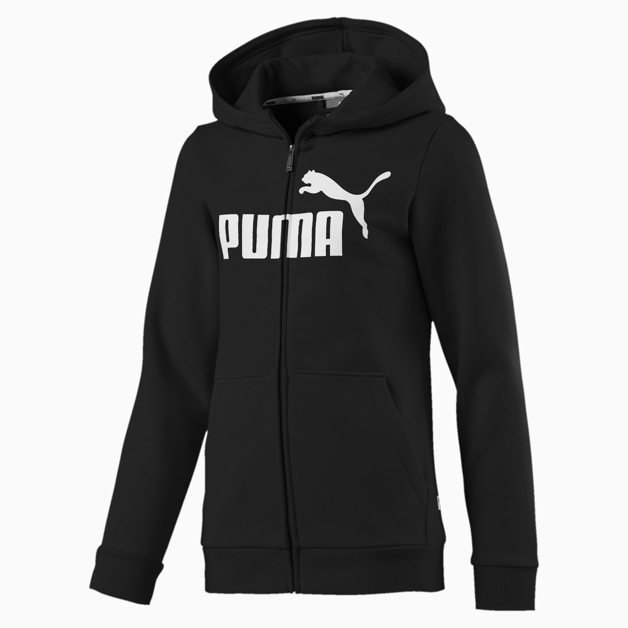 Essentials Hooded Girls' Jacket | PUMA 