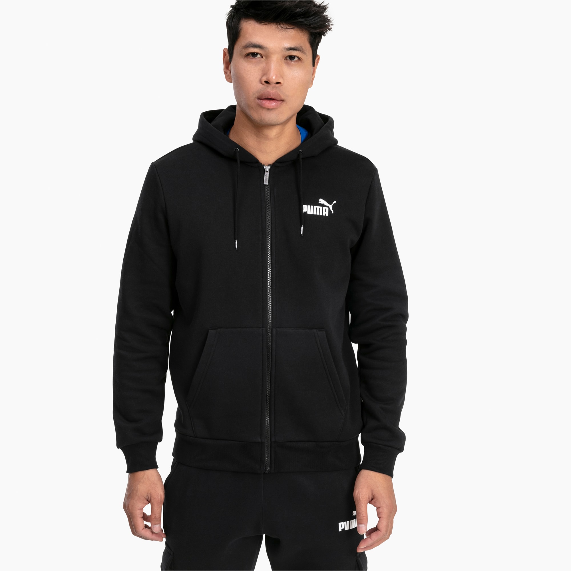 Men's Essentials Full Zip Fleece Hoodie 