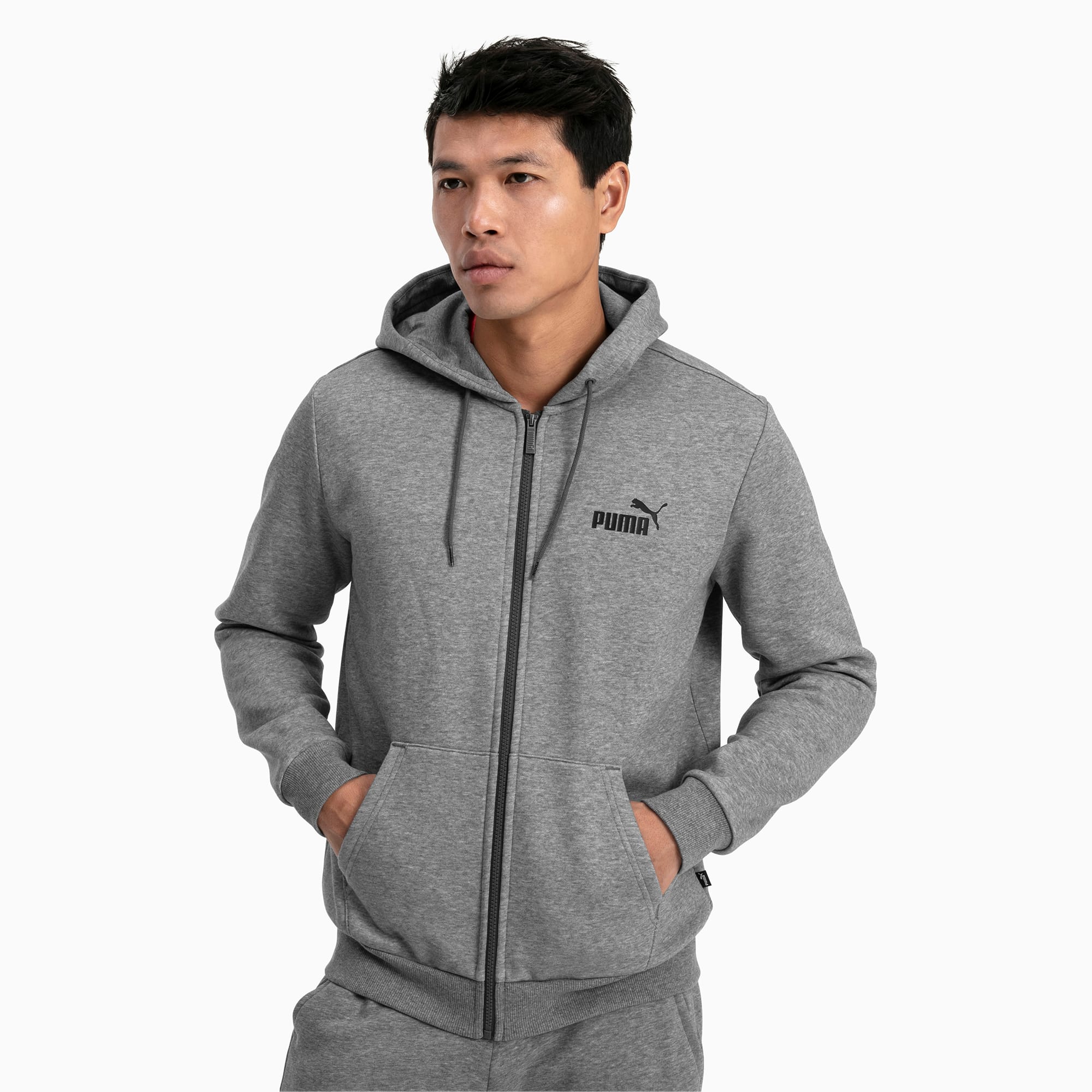 Full zip fleece hoodie mens Clearance