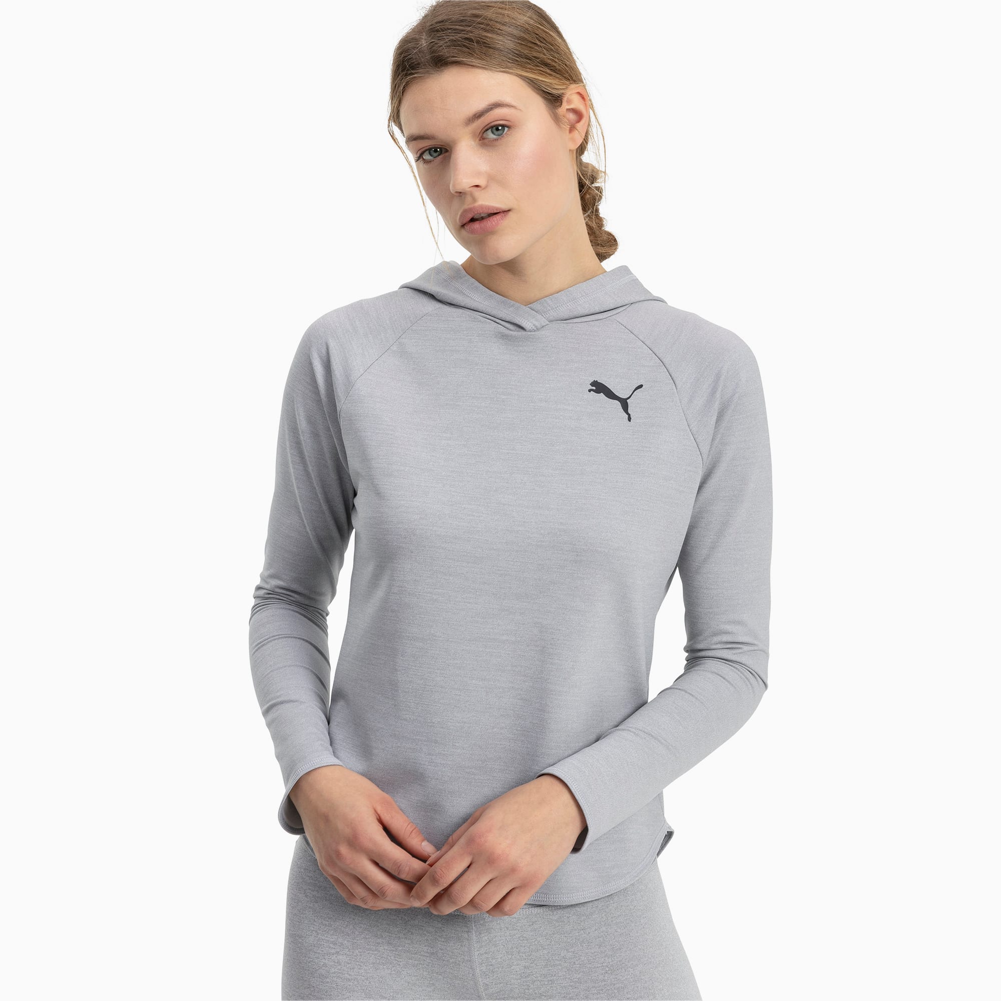 light grey puma hoodie