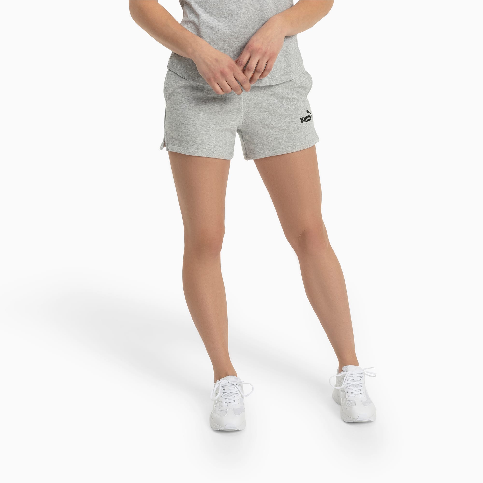 womens grey sweat shorts