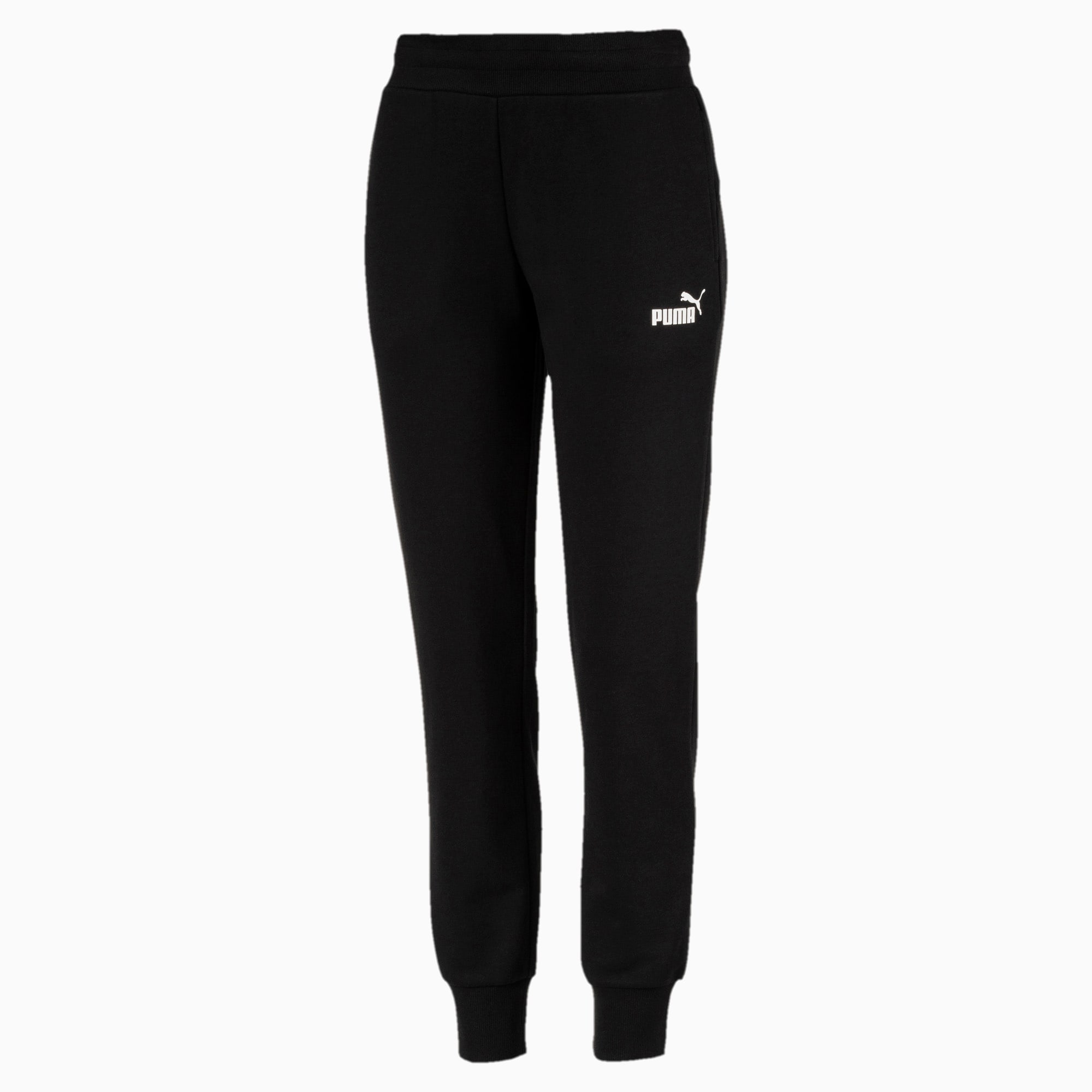 puma essentials black sweatpants