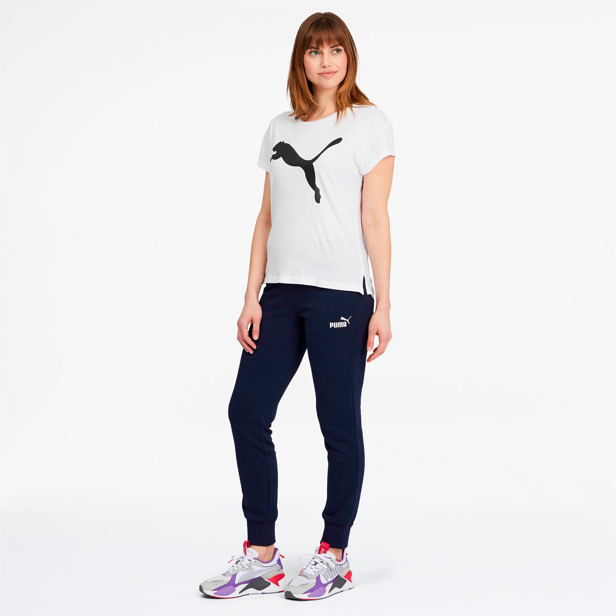 Buy Puma Essentials+ Straight Leg Women Green Sweatpants Online