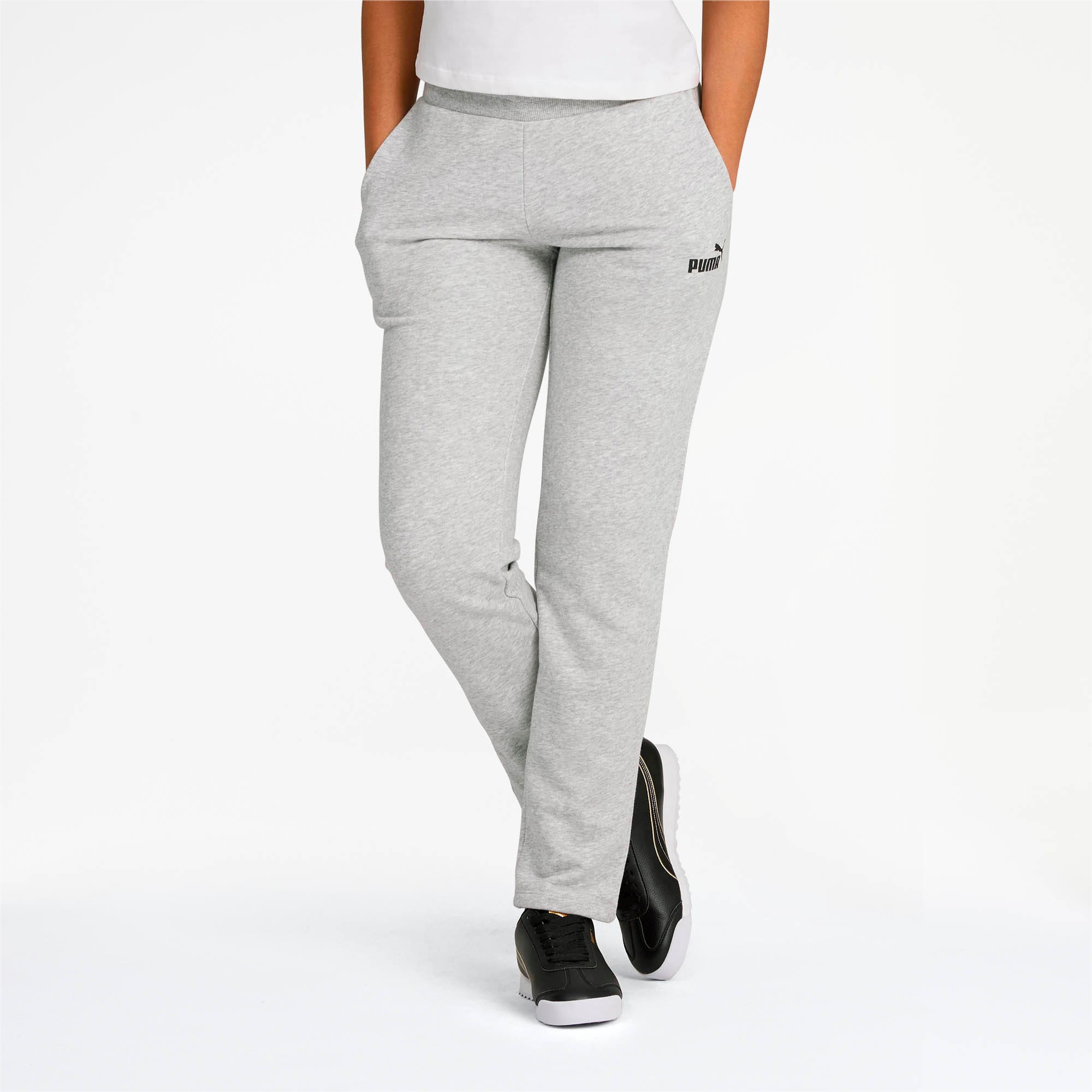 puma sweatpants womens grey