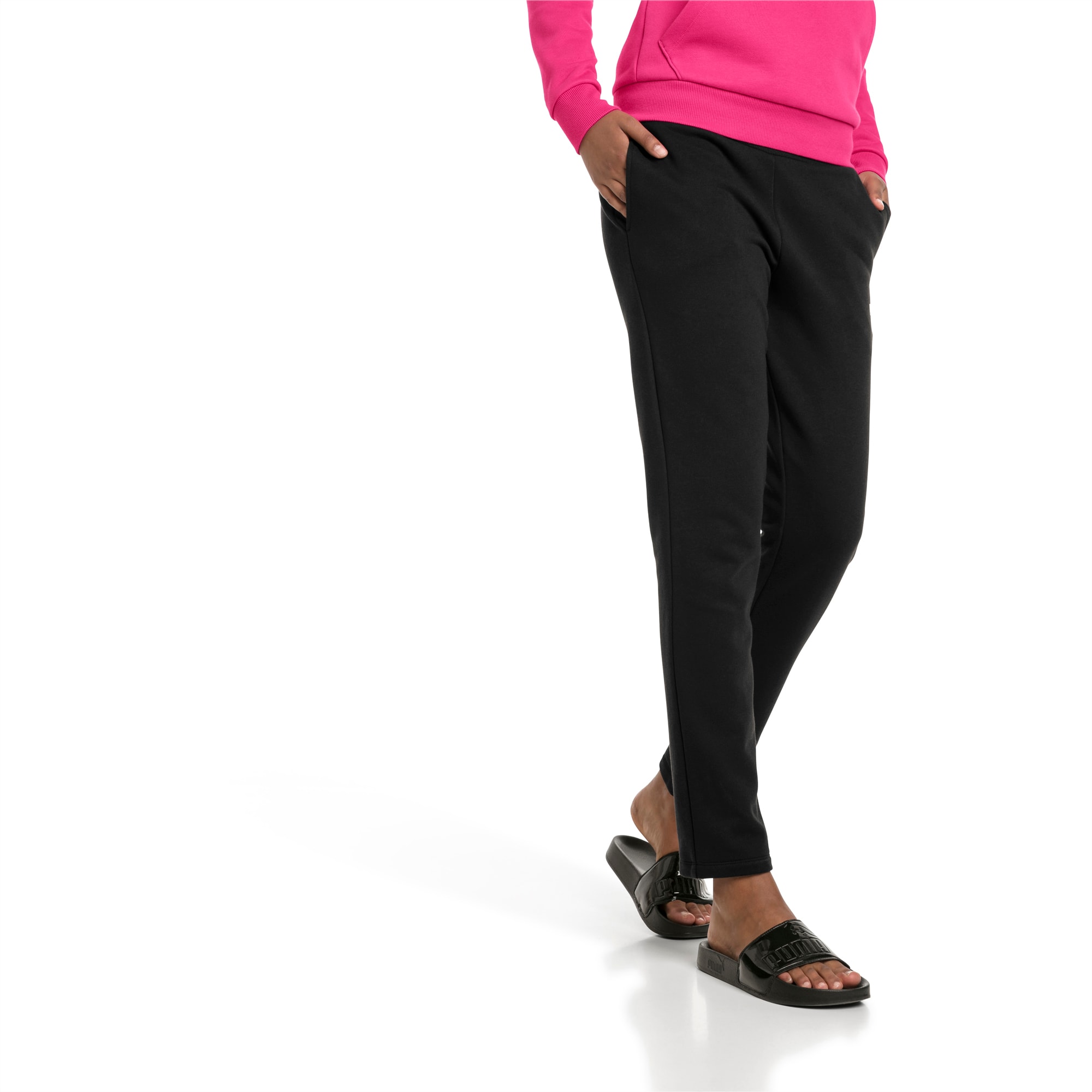 puma essentials fleece women's pants