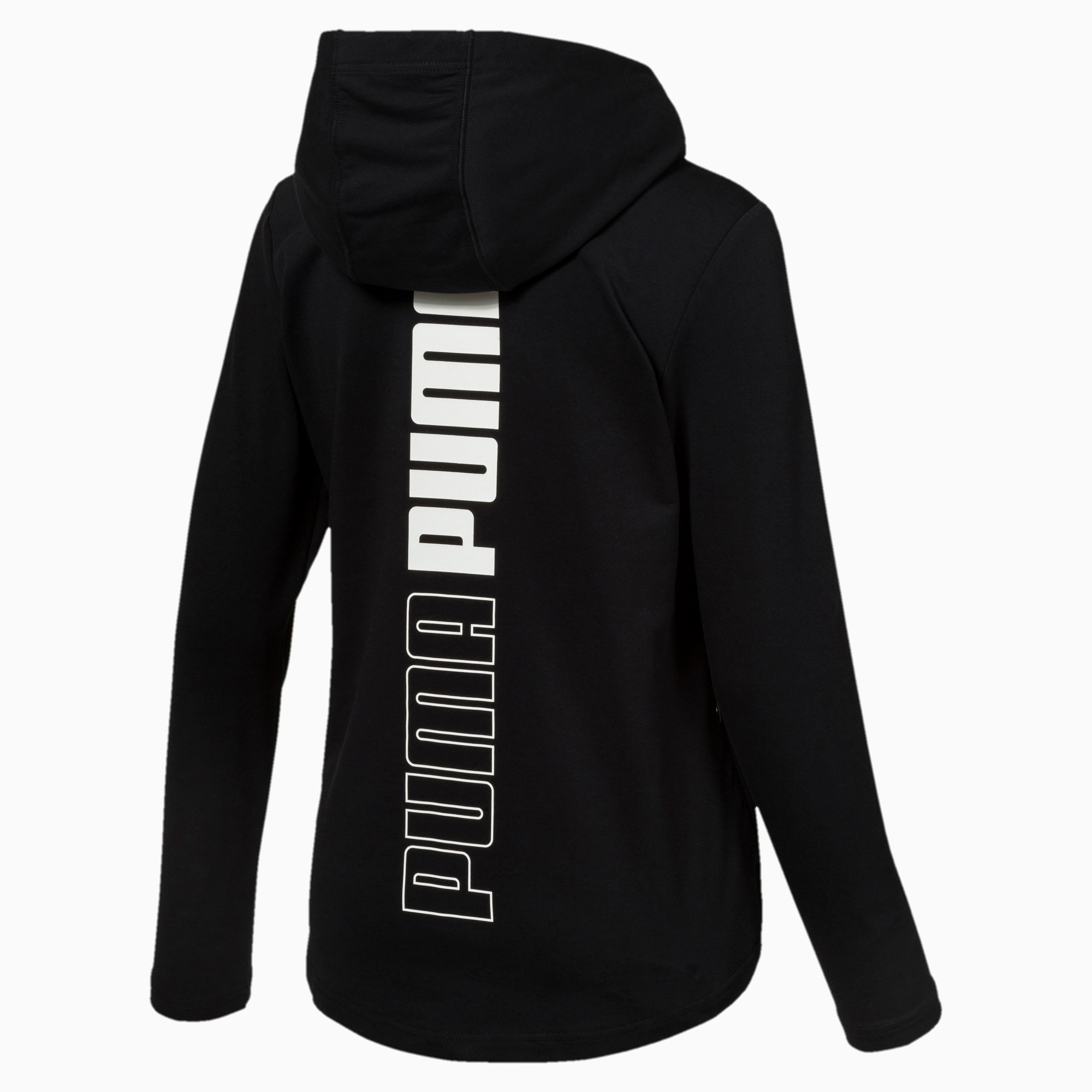 puma modern sport fz logo hoody