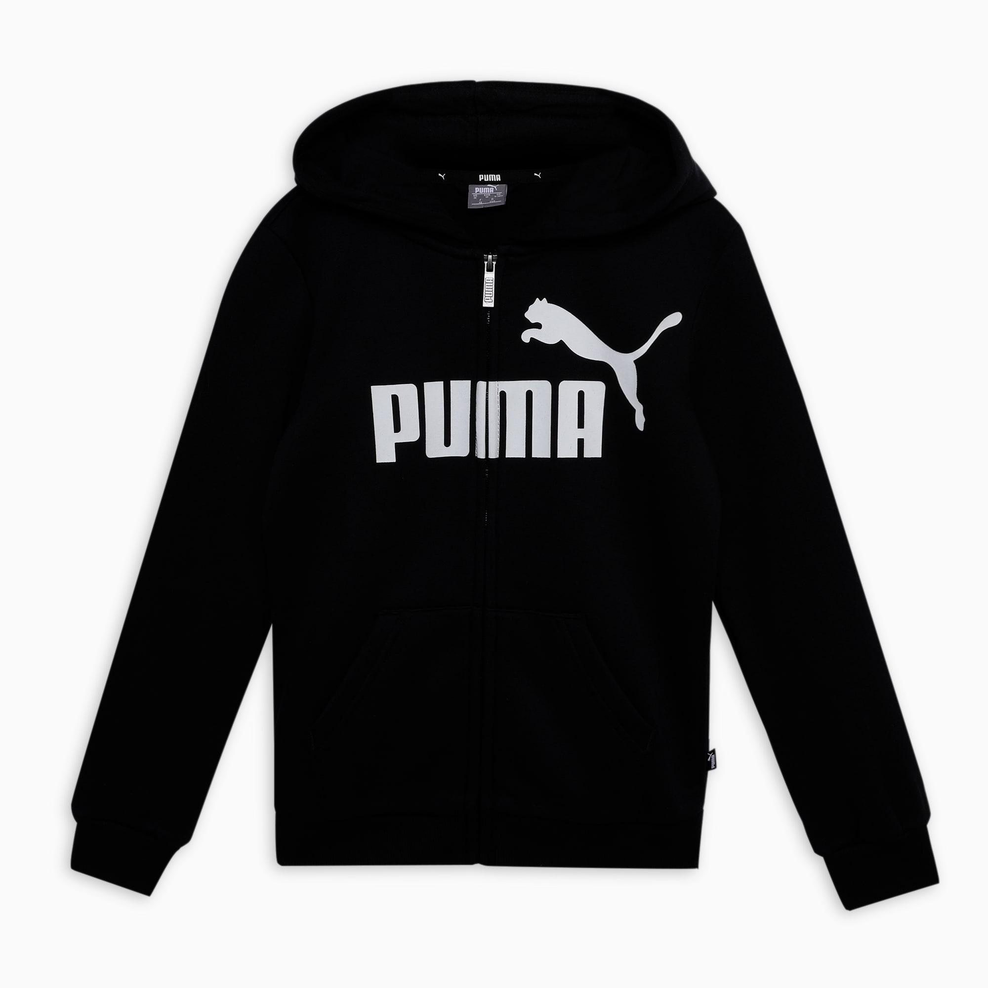 puma essential hooded jacket