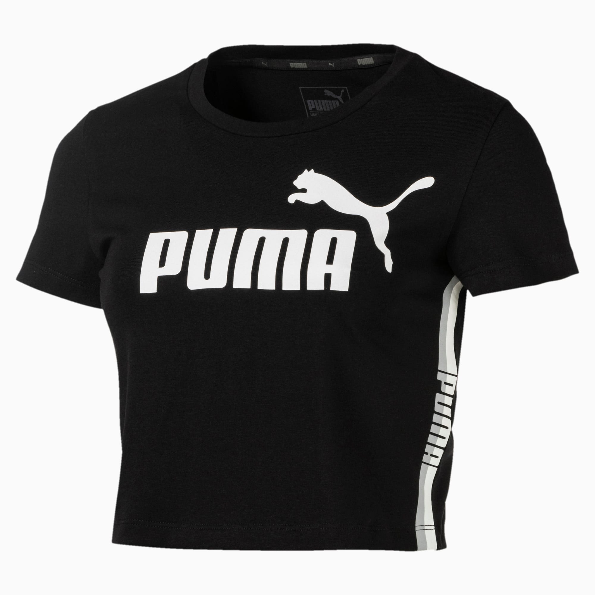 Puma tape logo cropped tee 2025
