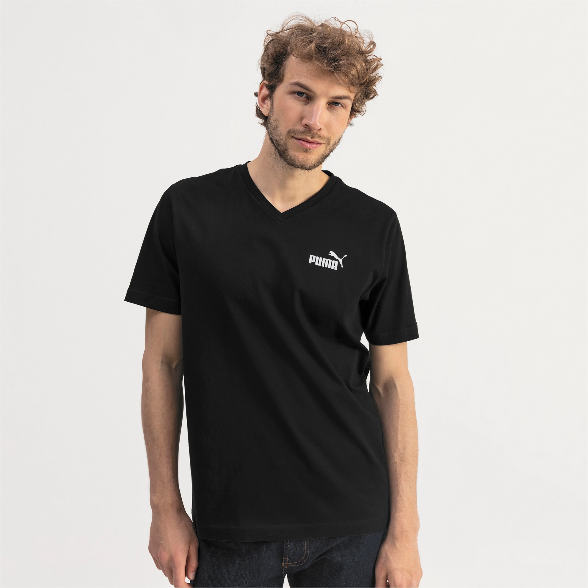 Essentials V-Neck Men's Tee | Cotton 