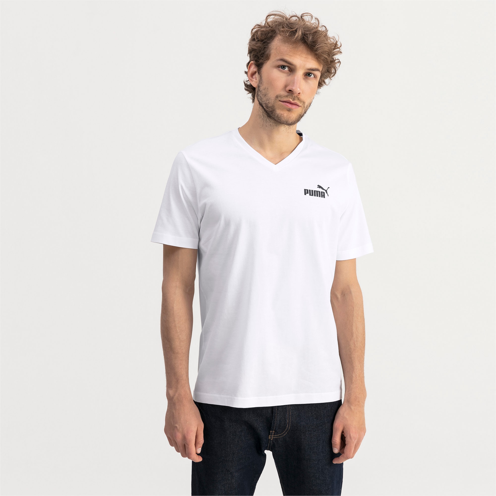 puma v neck t shirt mens