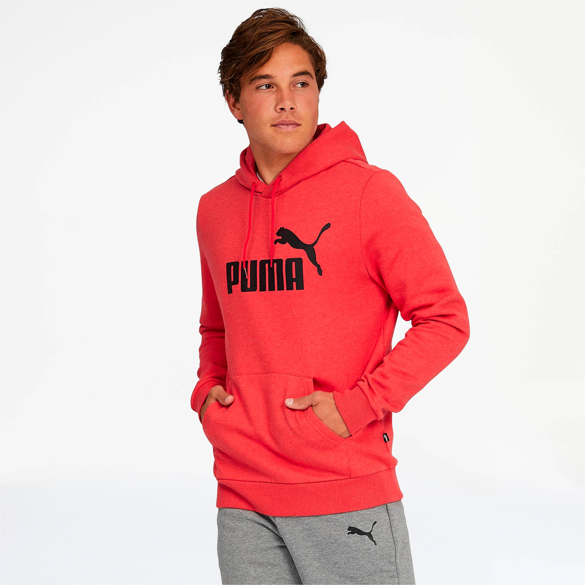 puma essential fleece hoodie