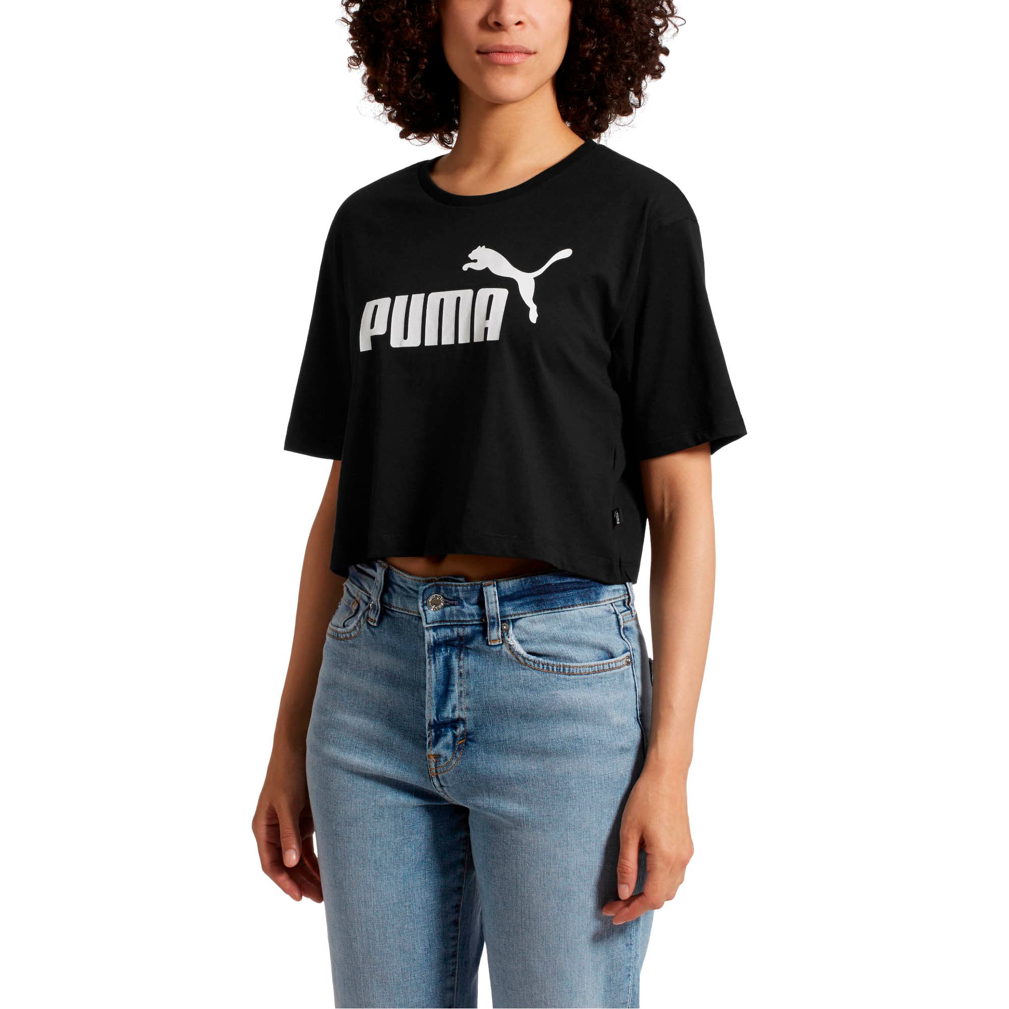 Women's Cropped Logo Tee | PUMA US