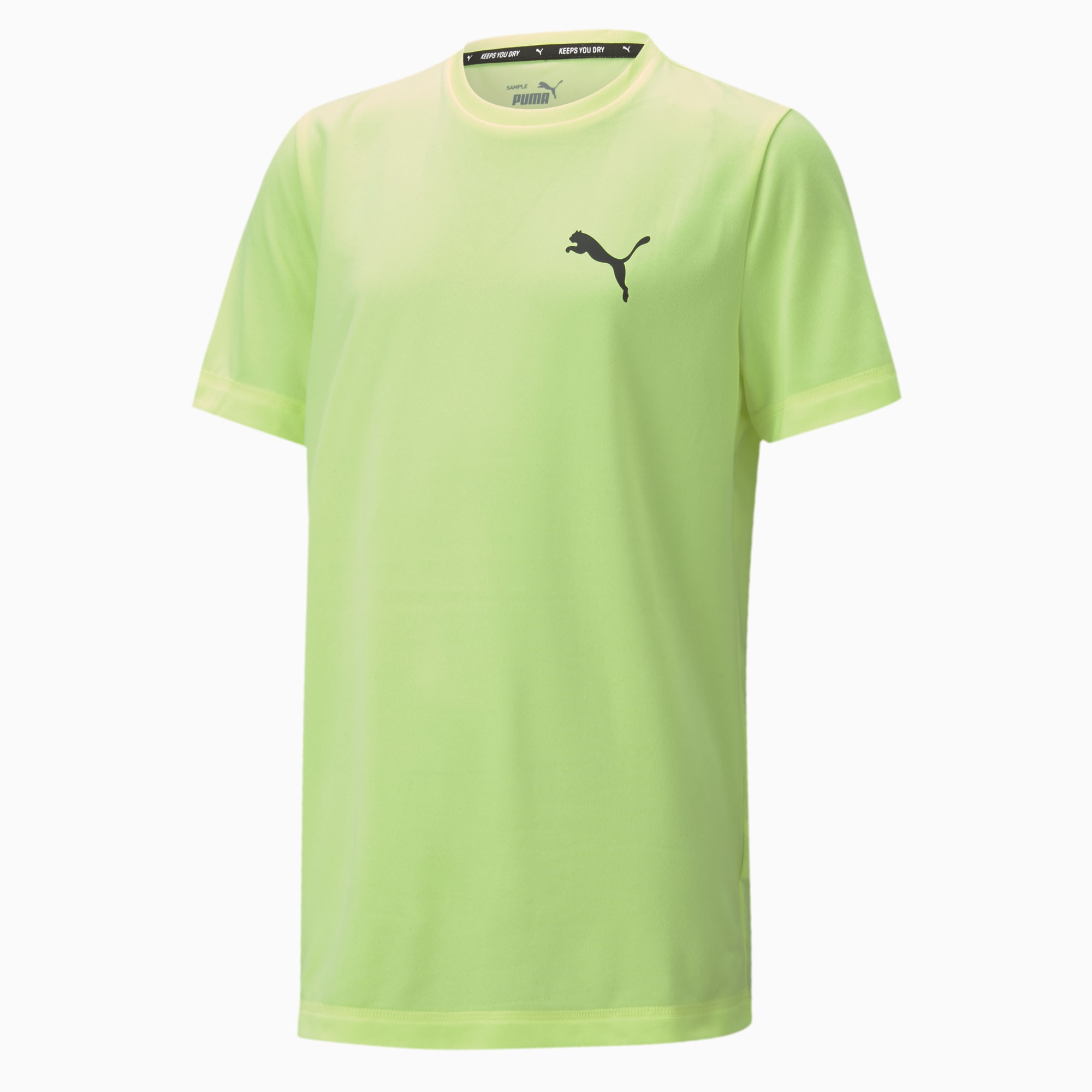 Active Boys' Tee, Fizzy Yellow, large-SEA
