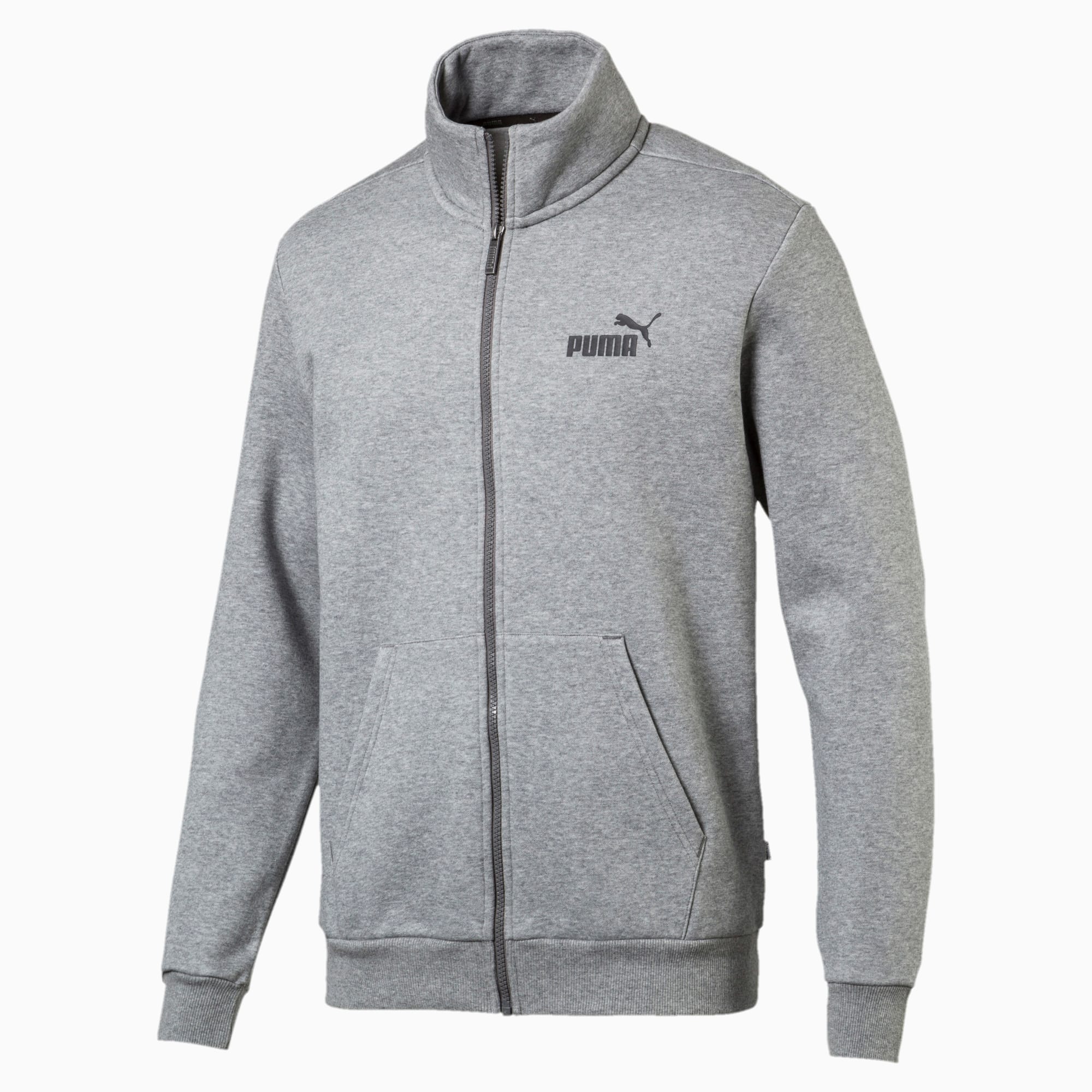 Essentials Fleece Men's Track Jacket | PUMA