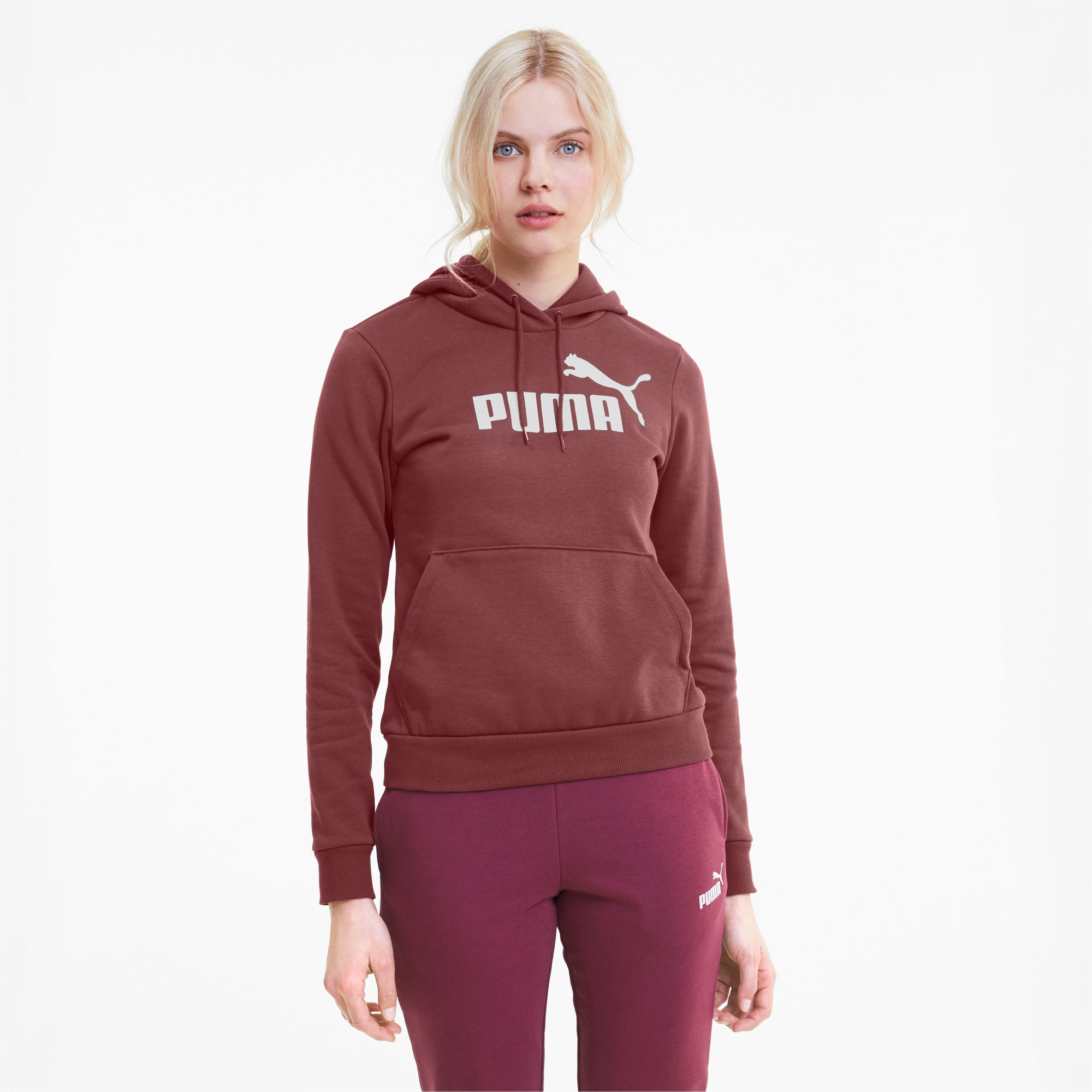 Burgundy puma sweatshirt clearance