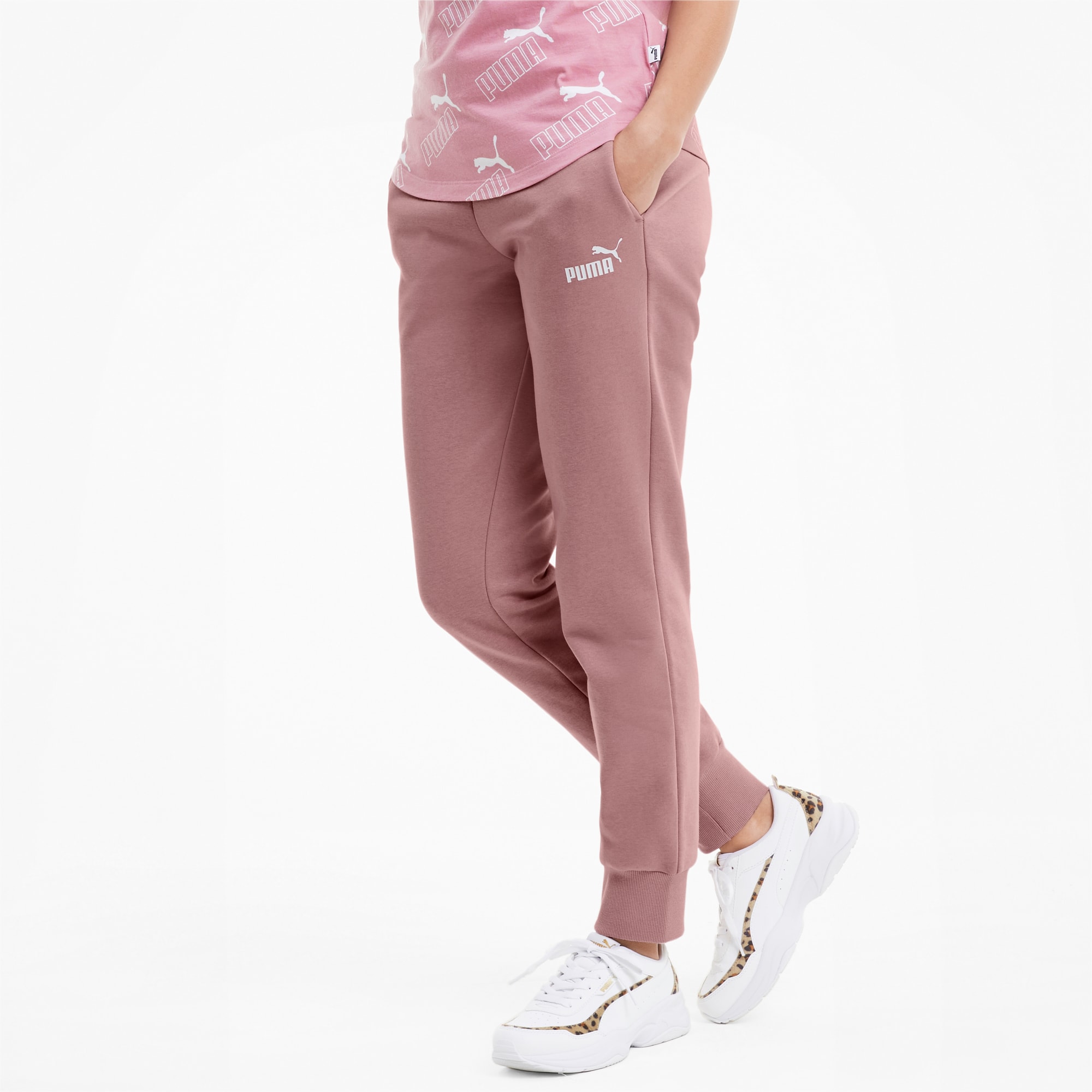 Puma essentials fleece hotsell pants