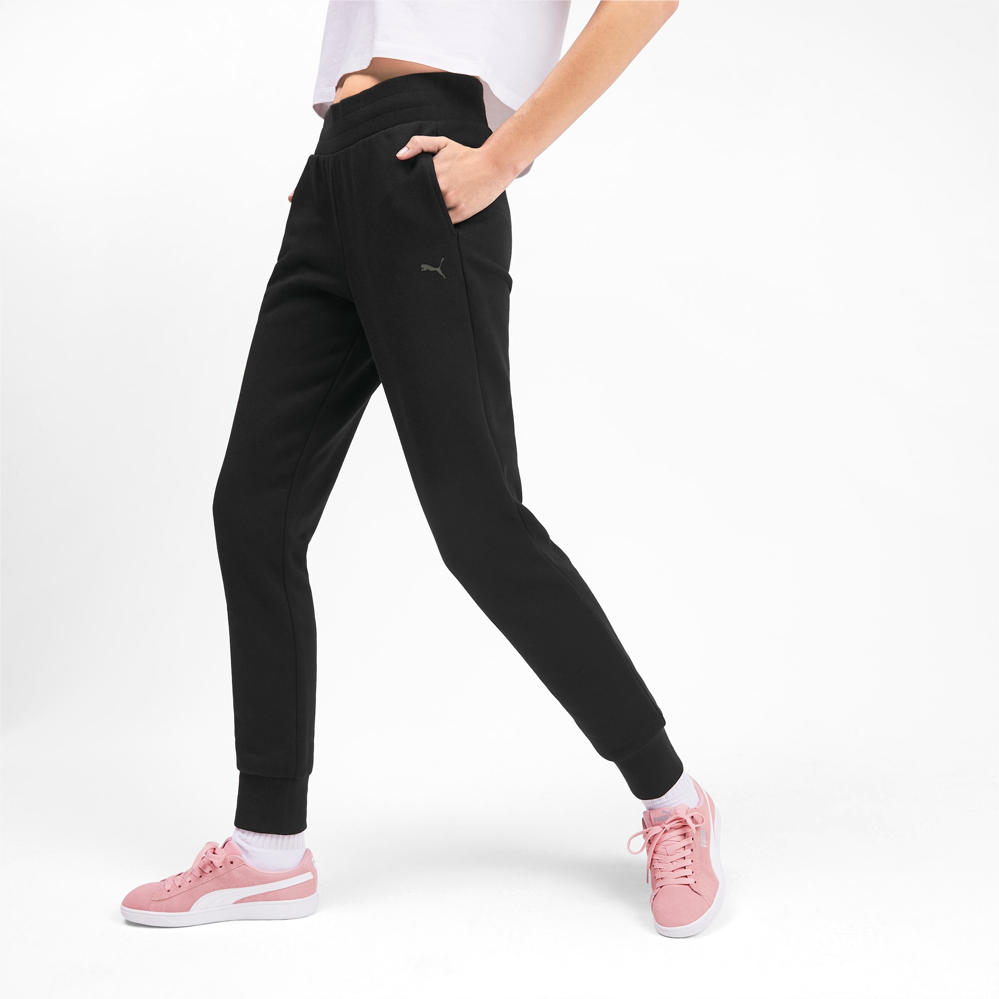 puma women's essential sweatpants