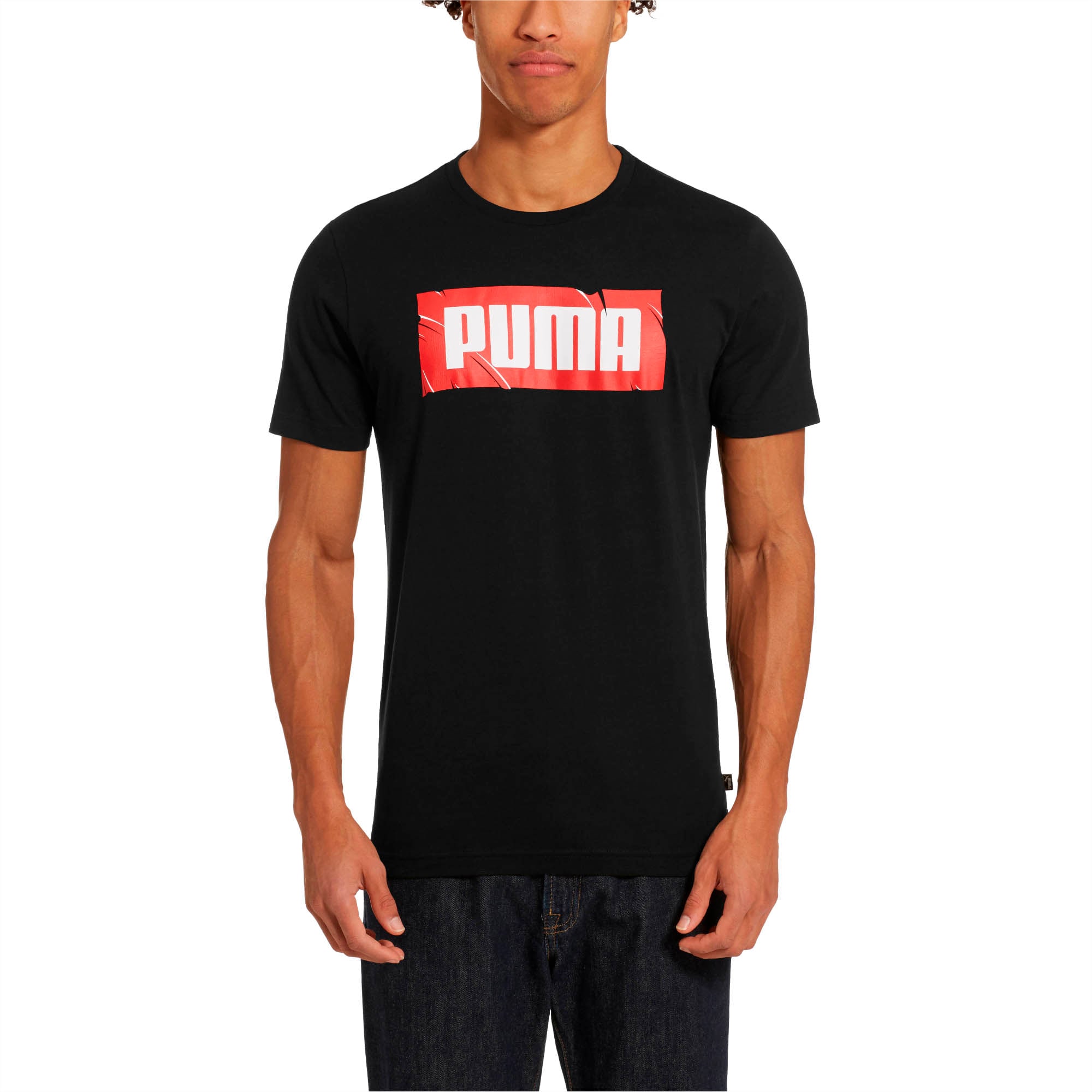 black and red puma t shirt