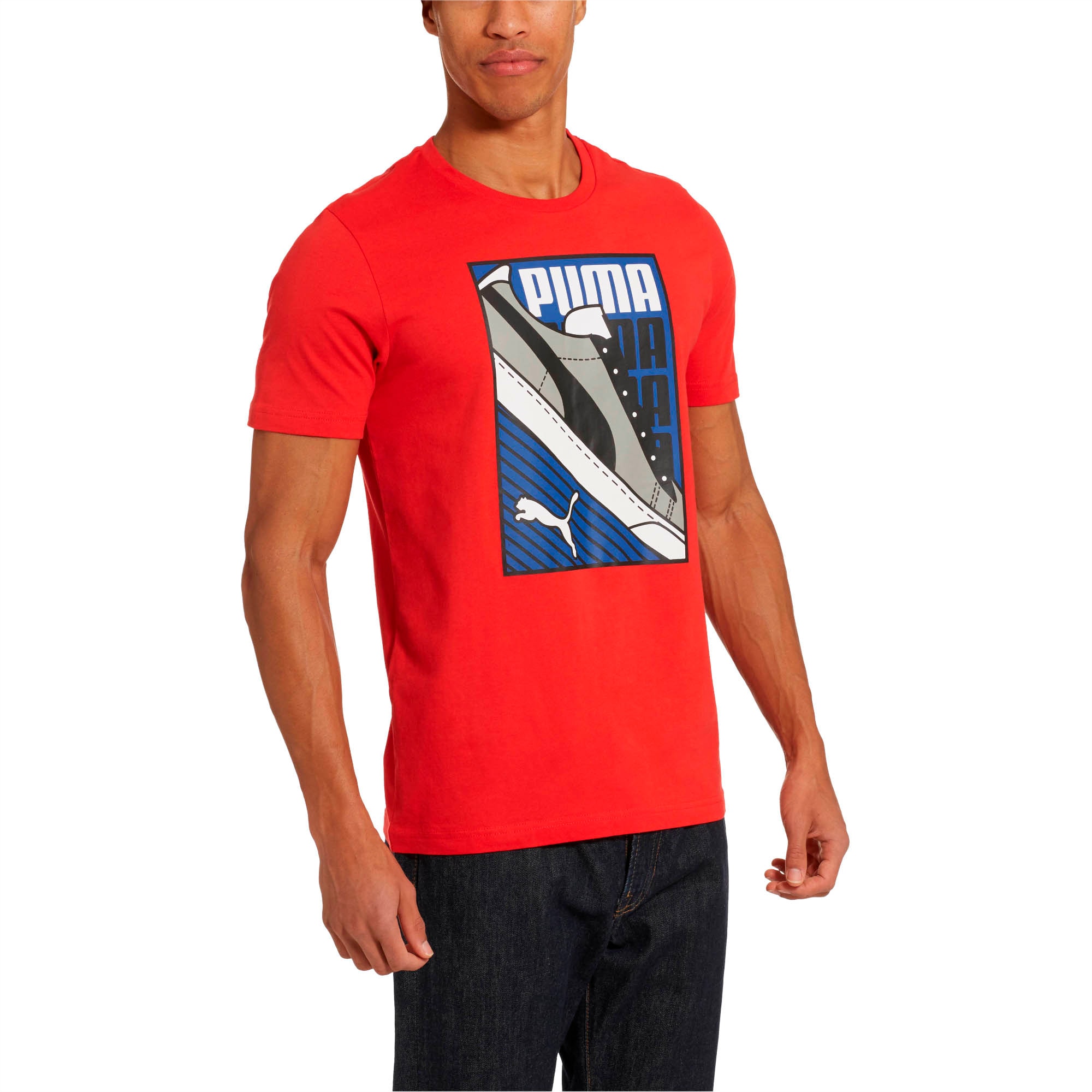 puma red t shirt