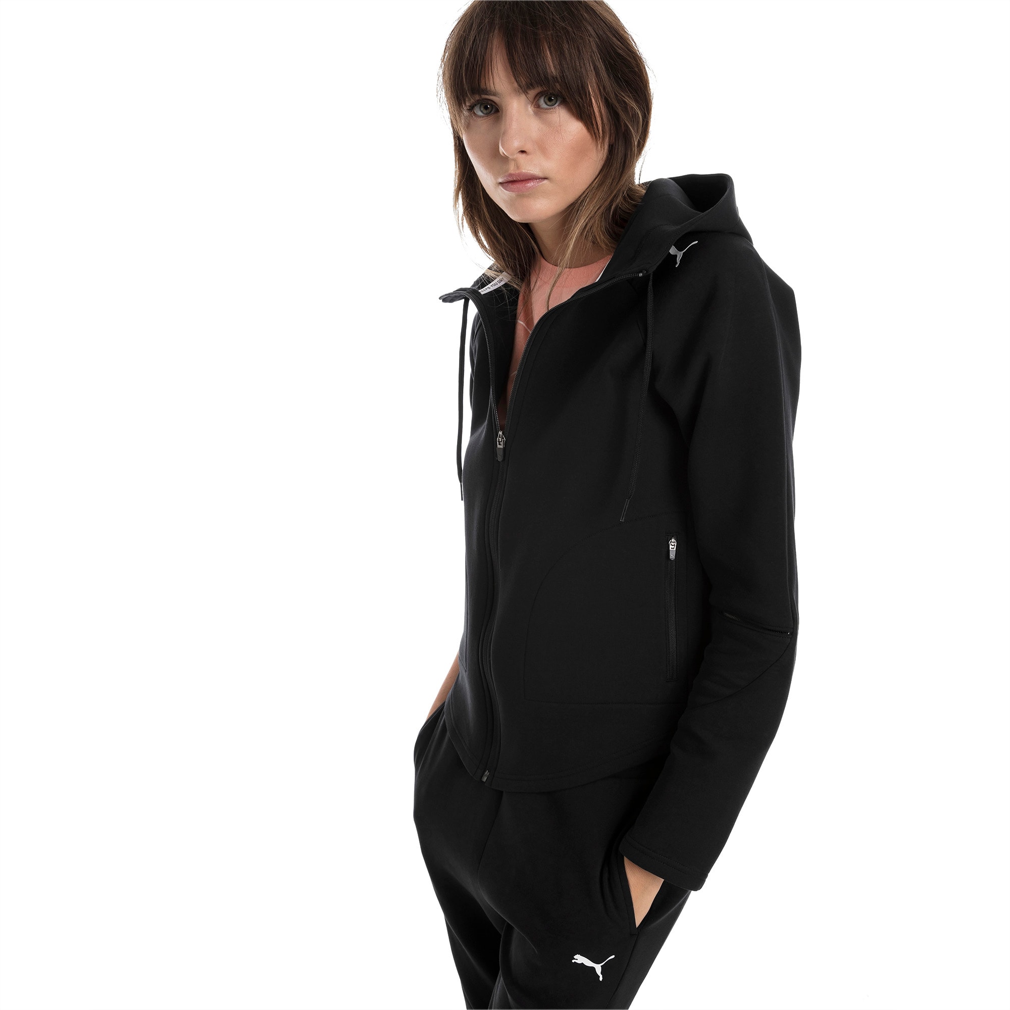 puma zip up hoodie womens