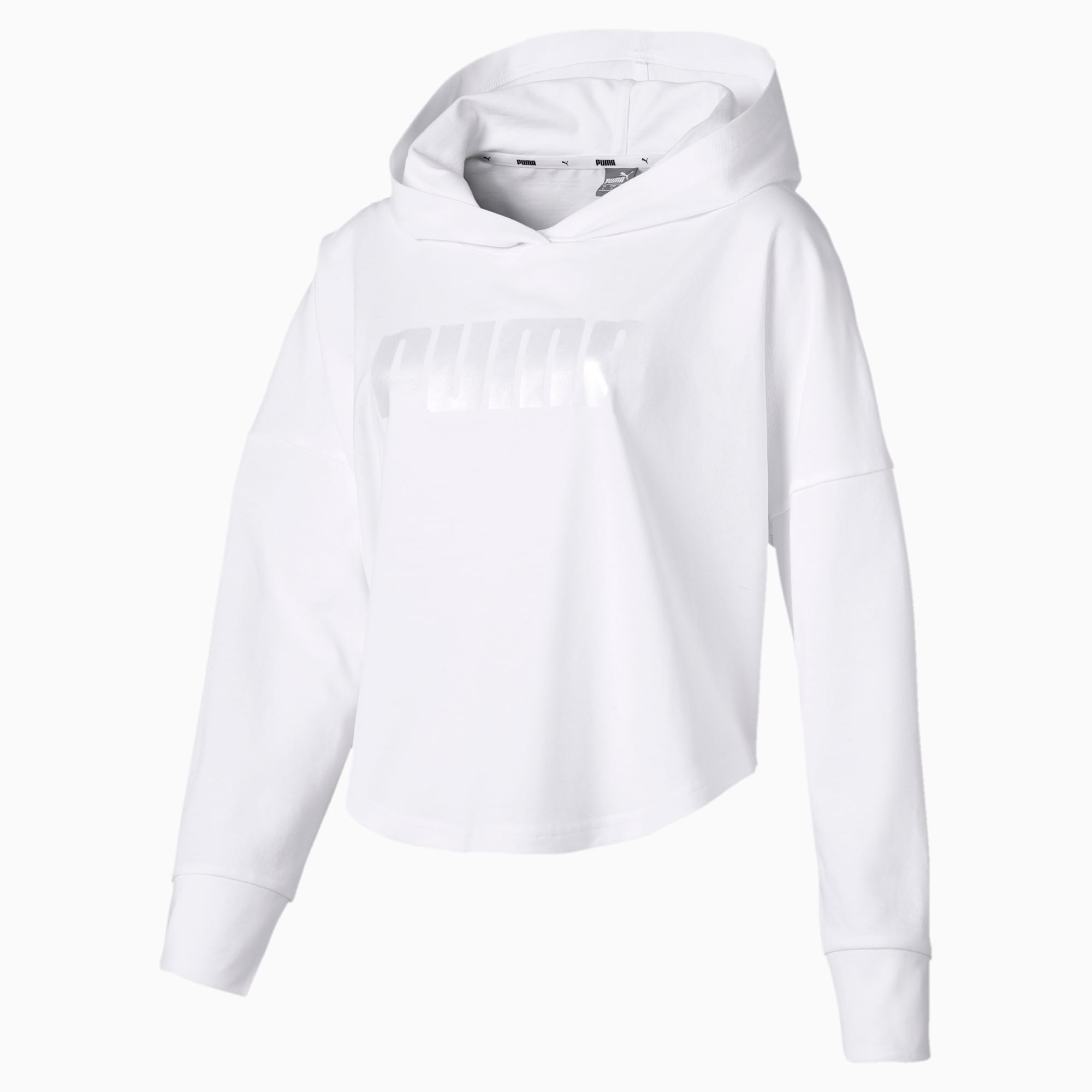 puma white hoodie