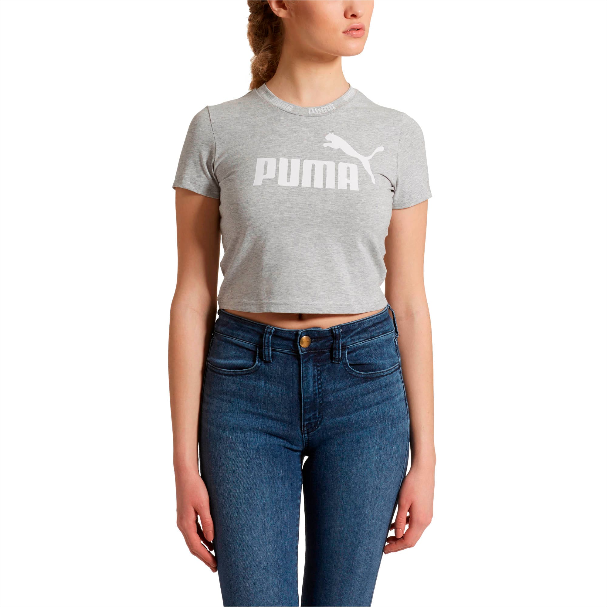 Puma amplified cropped tee deals