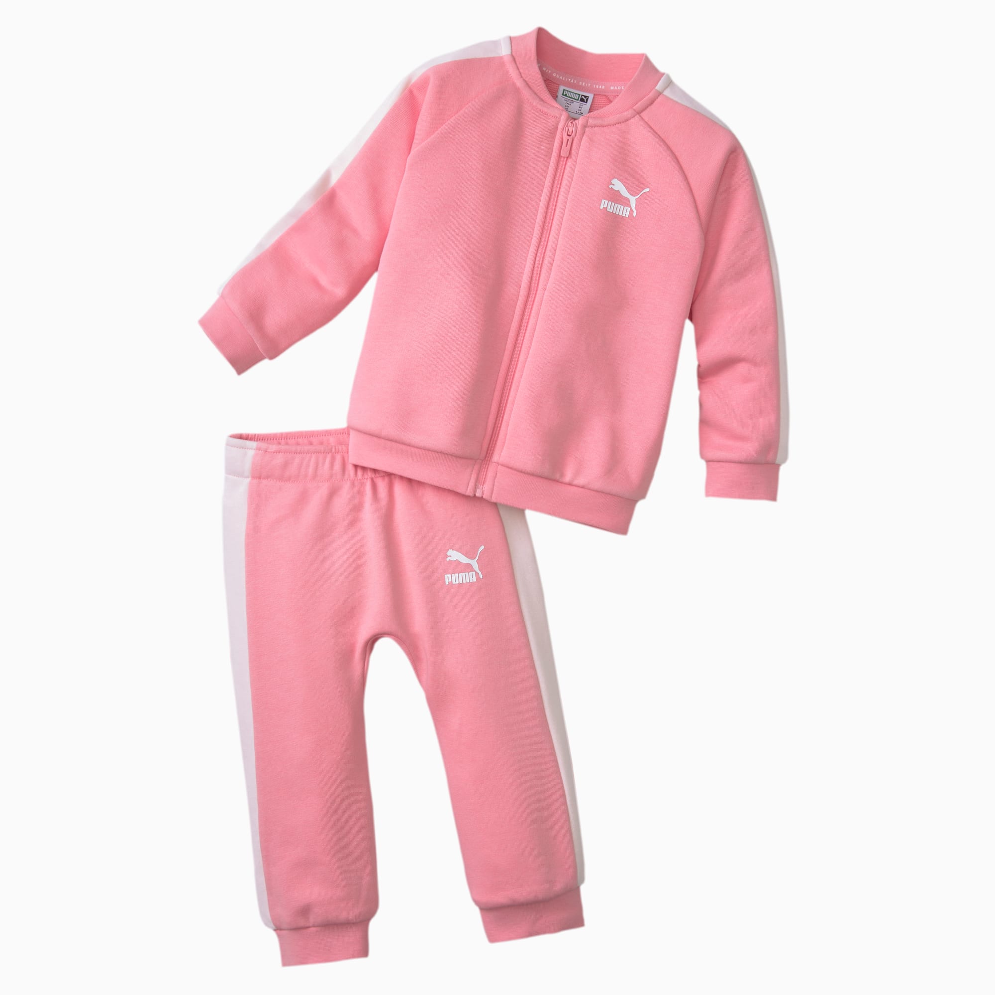 Minicats T7 Full Zip Babies' Jogger Set, Peony, large-SEA