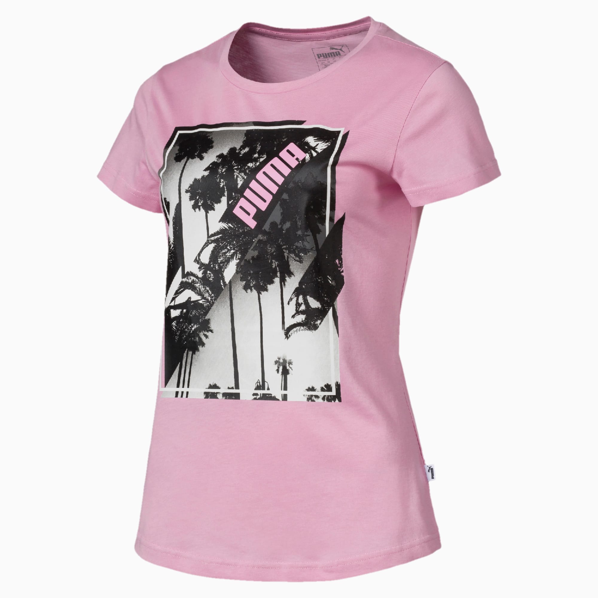Women's Photo Tee, Pale Pink, large-SEA