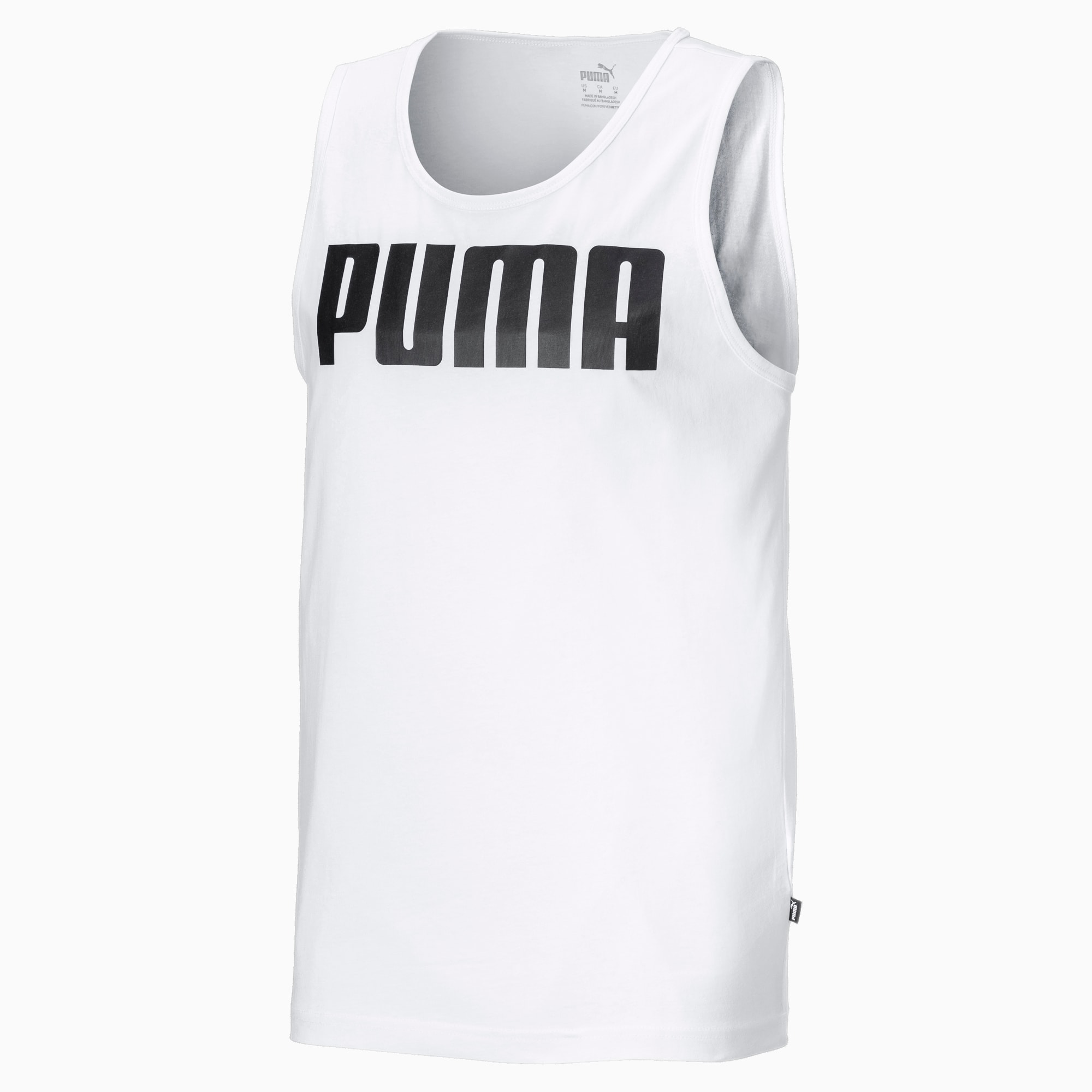 Essentials Men's Tank Top | Puma White 