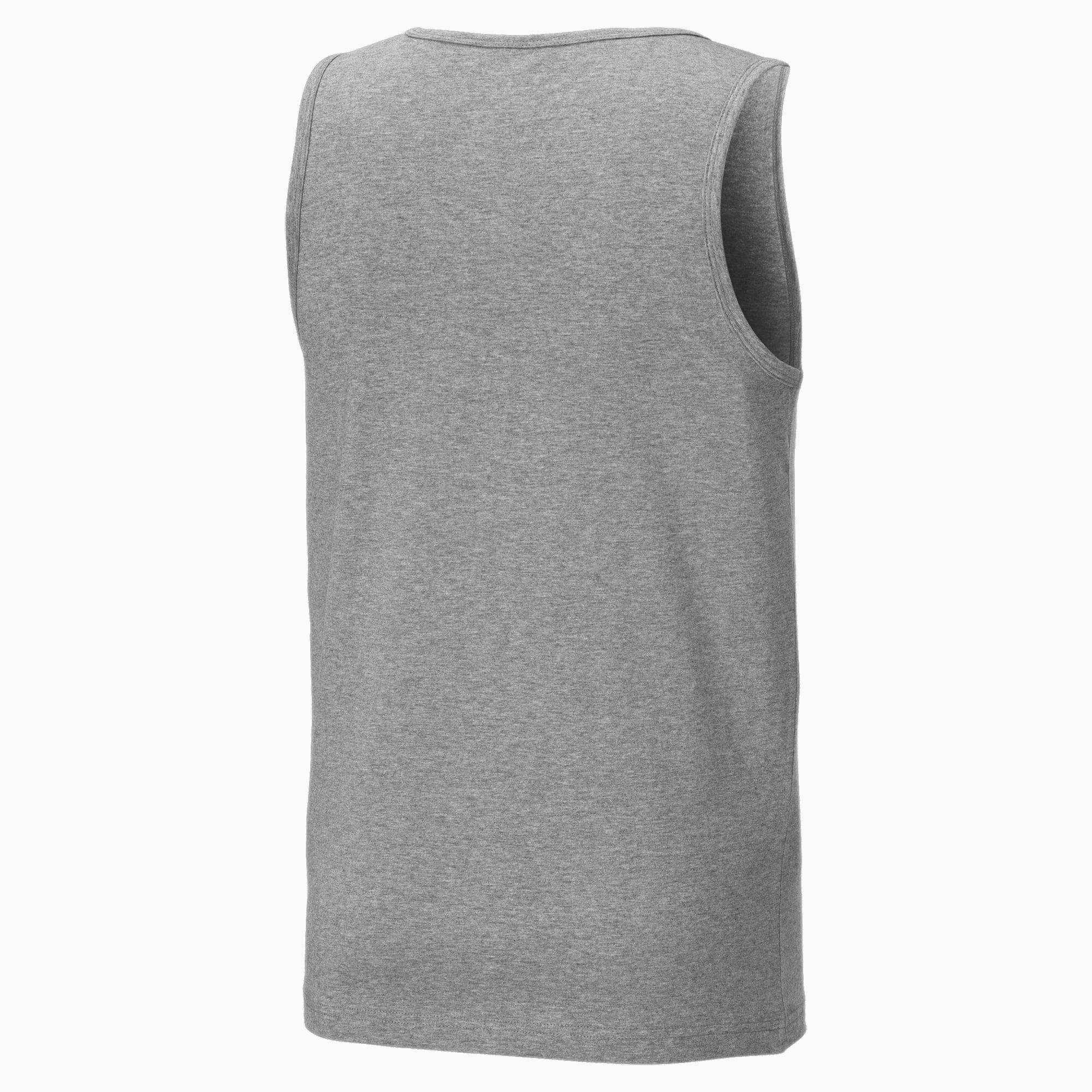Essentials Men's Tank Top | Medium Gray Heather | PUMA Shoes | PUMA