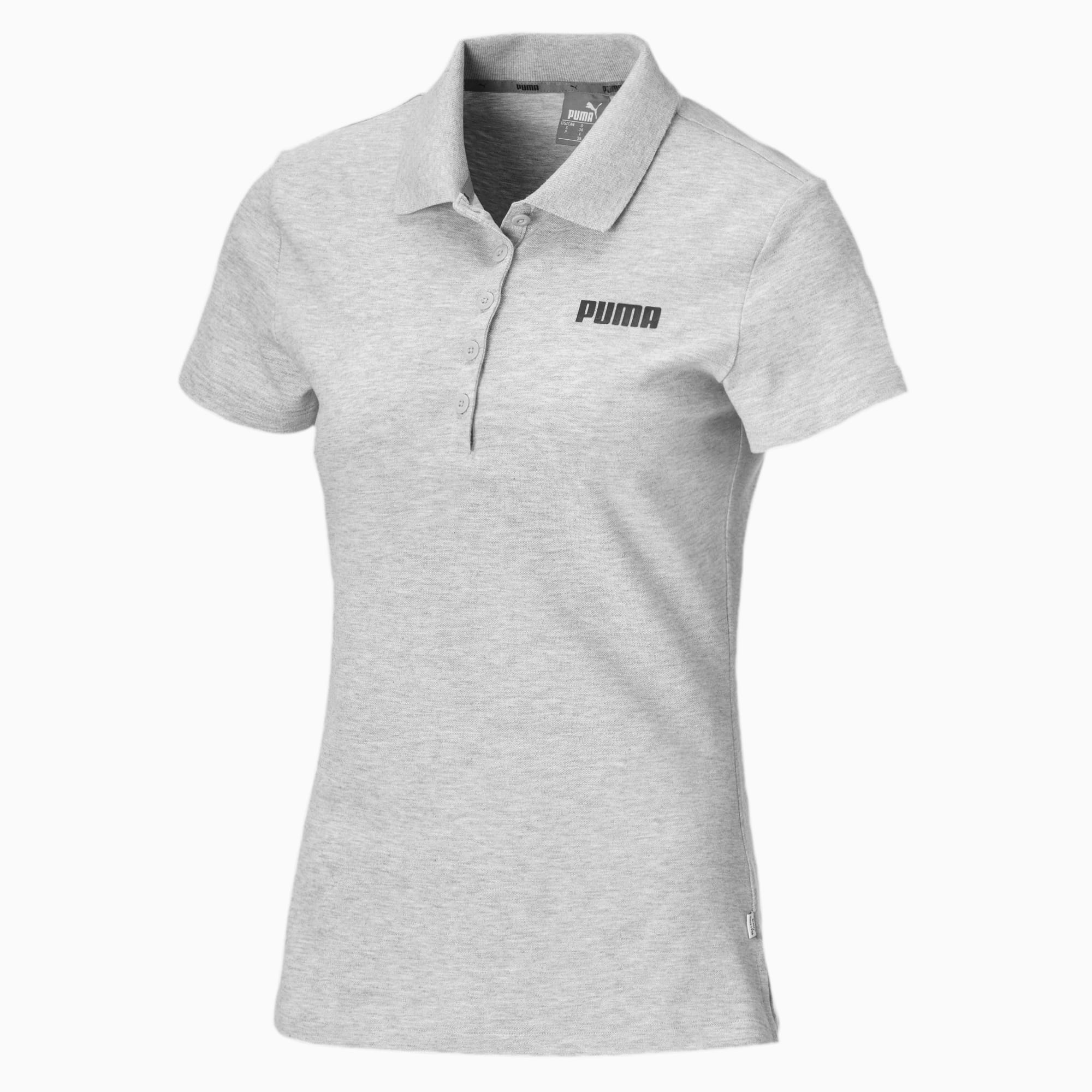 gray polo shirt womens