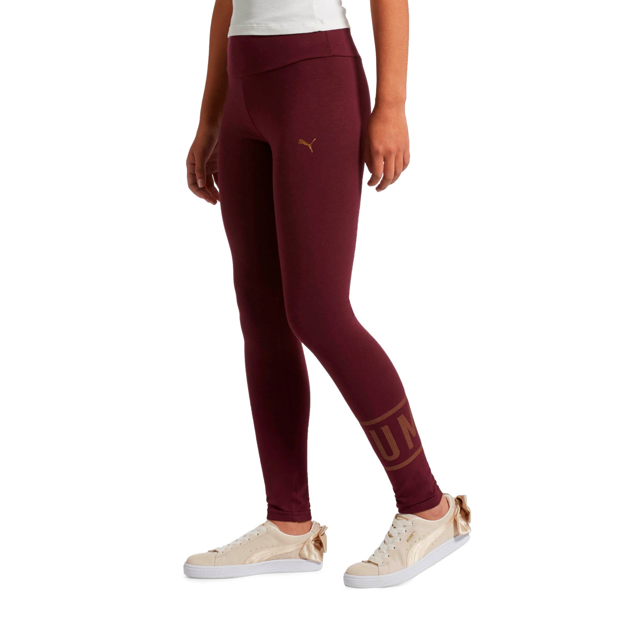 puma active logo leggings