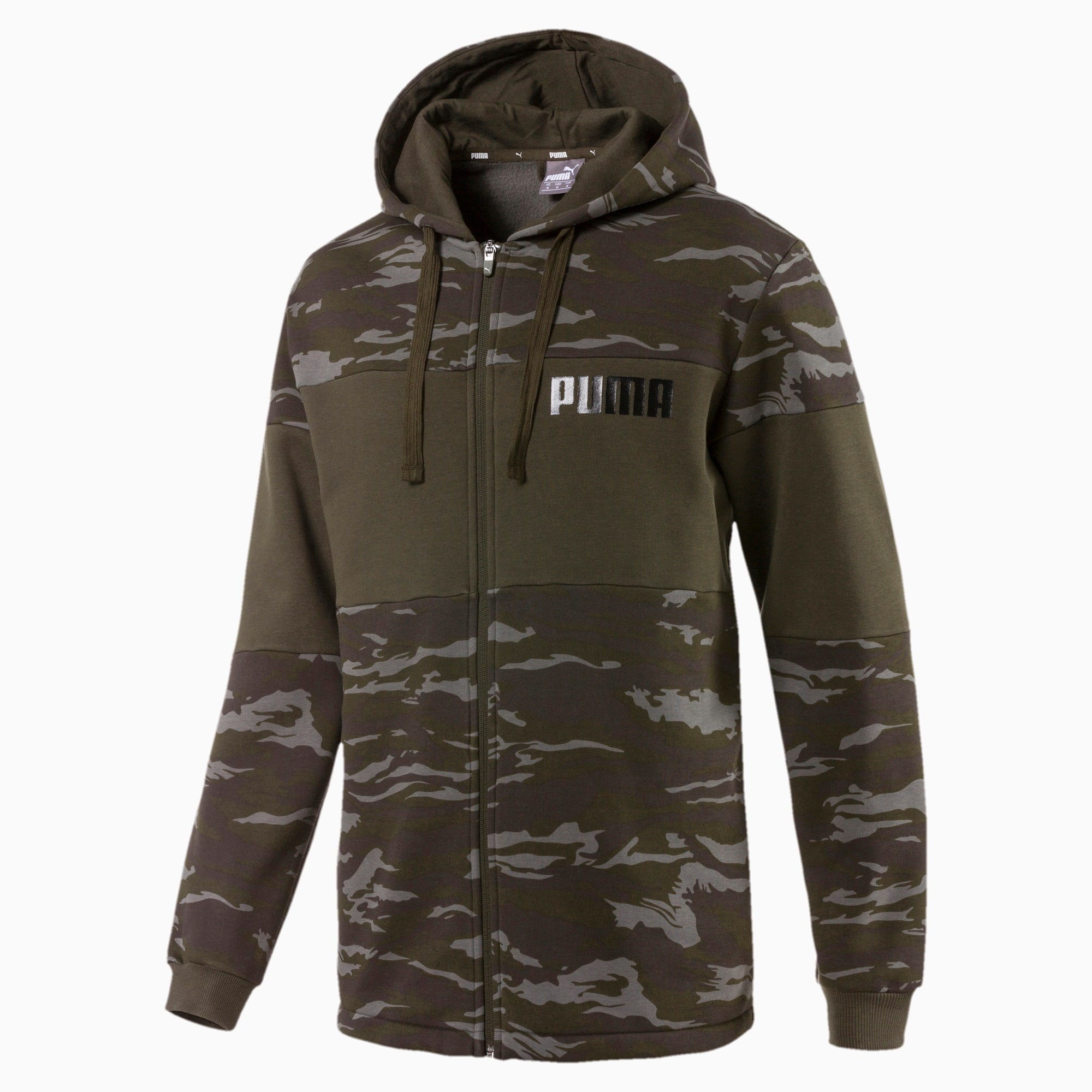 Camo Full-Zip Hoodie | PUMA US