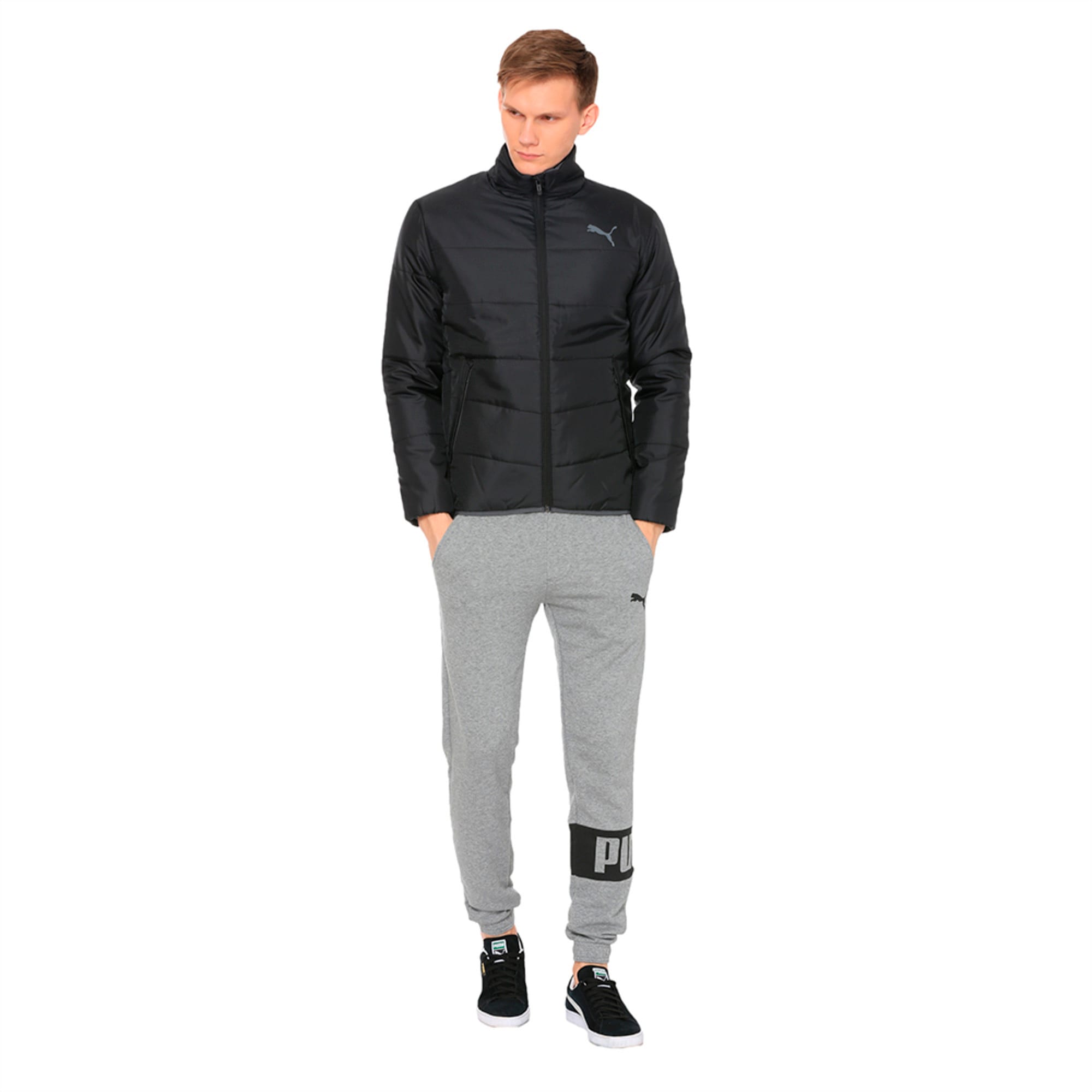 ess padded jacket puma black