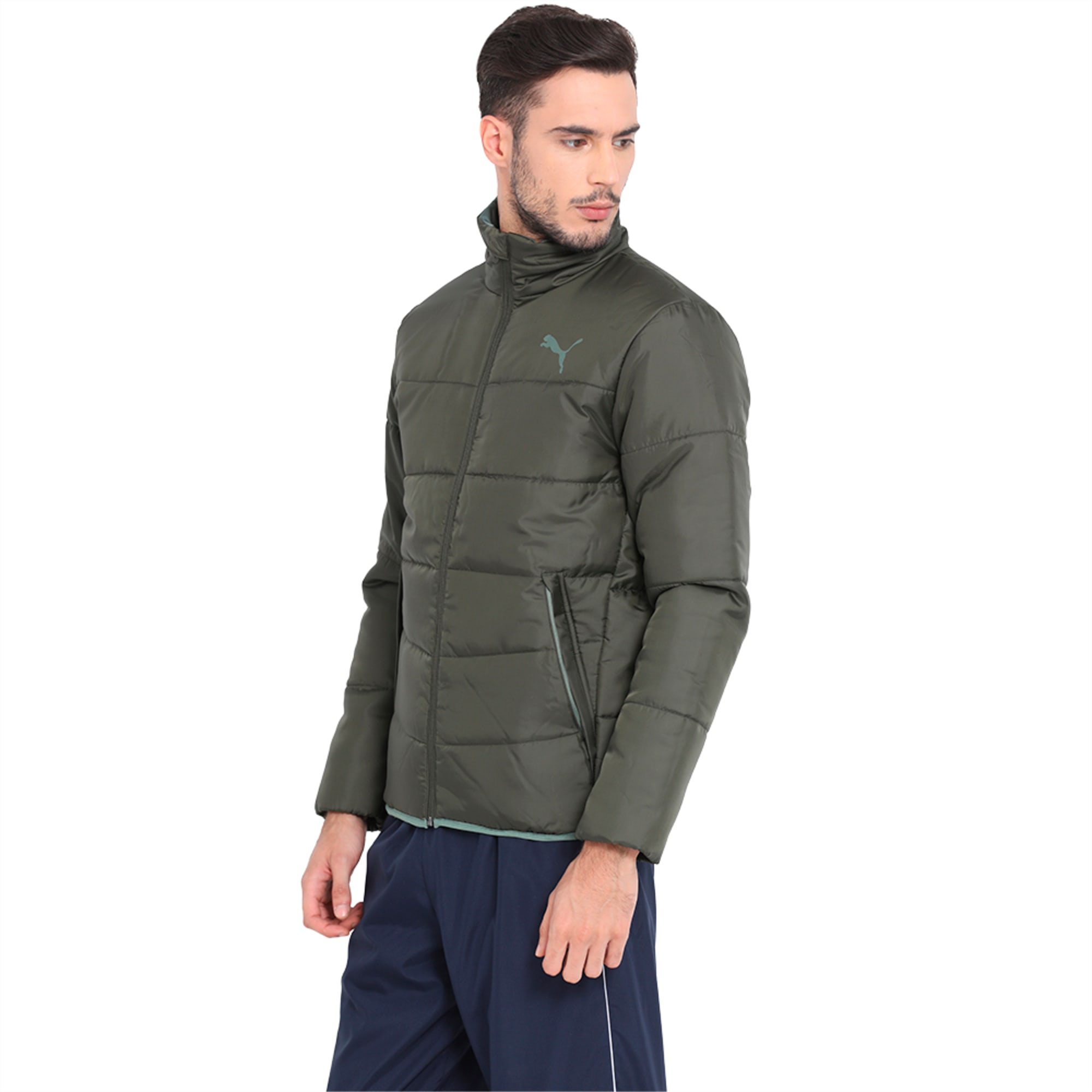puma ess padded jacket black