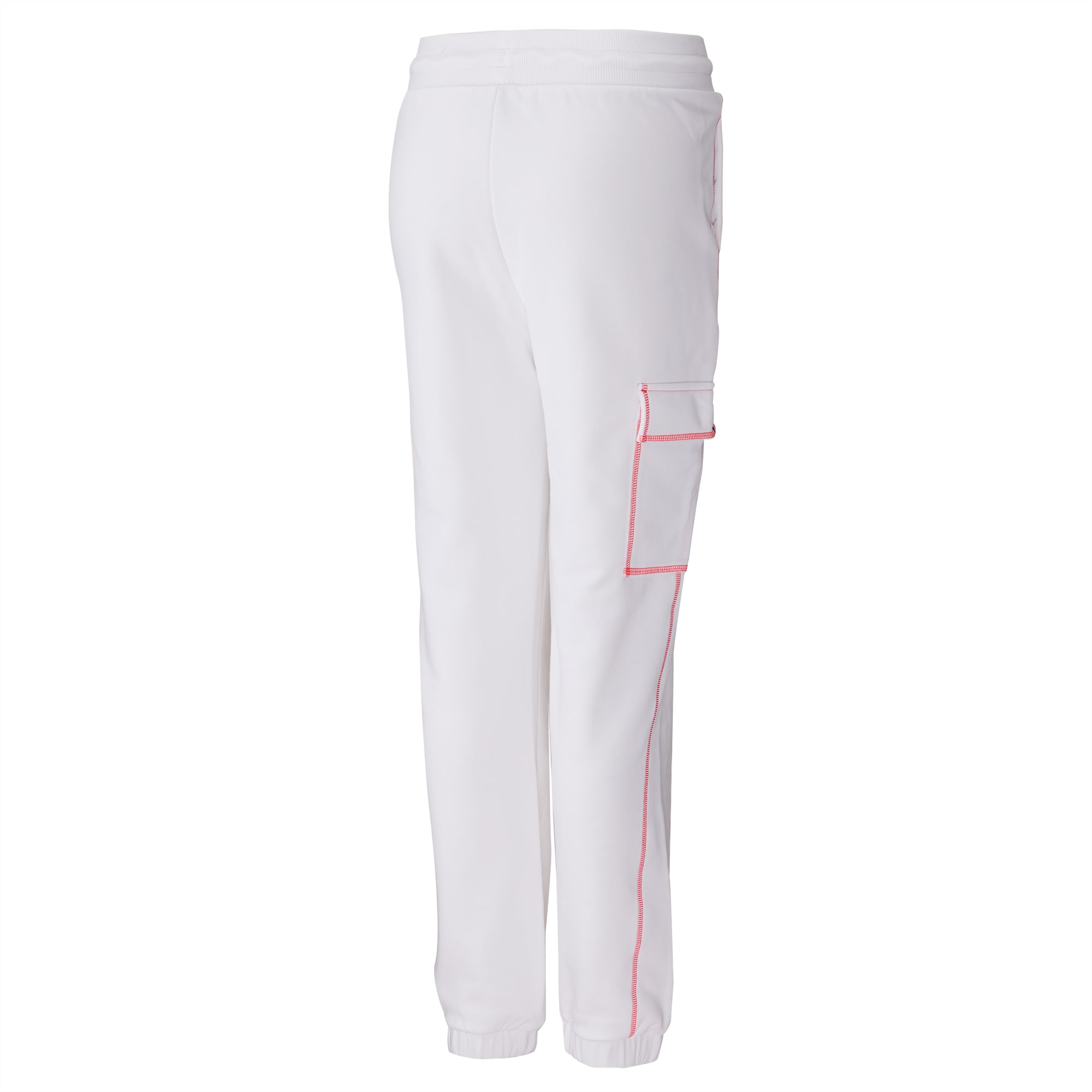 Puma white sweatpants womens best sale