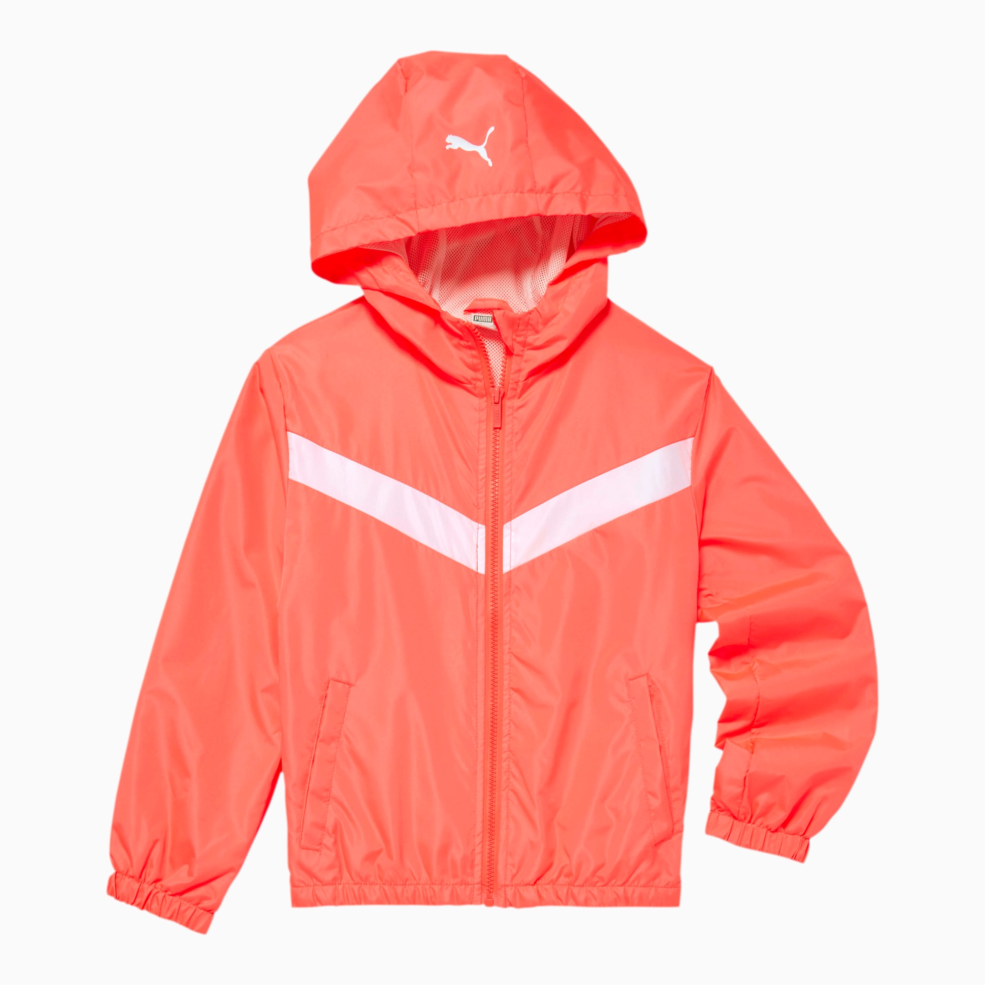 Colorblocked Girls Windbreaker JR