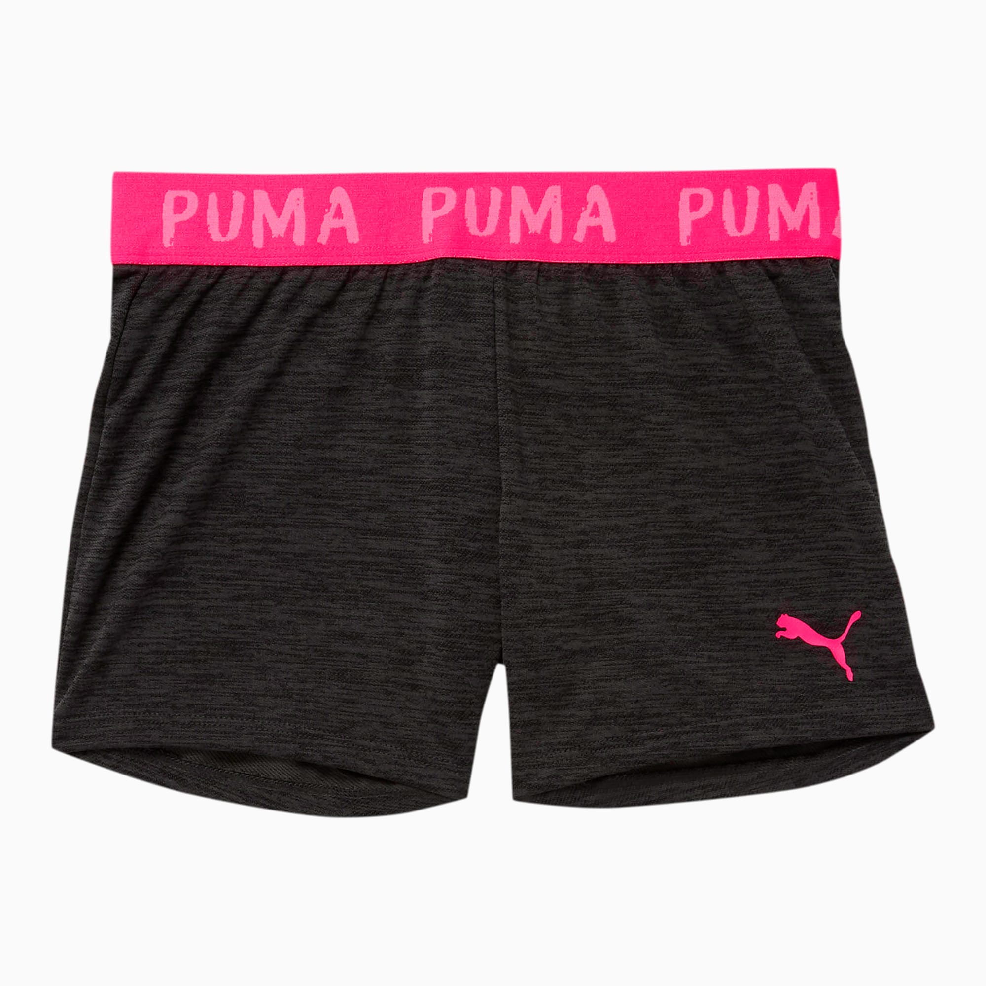 Alpha Girls' Space-Dyed Jacquard Waistband Shorts JR | PUMA