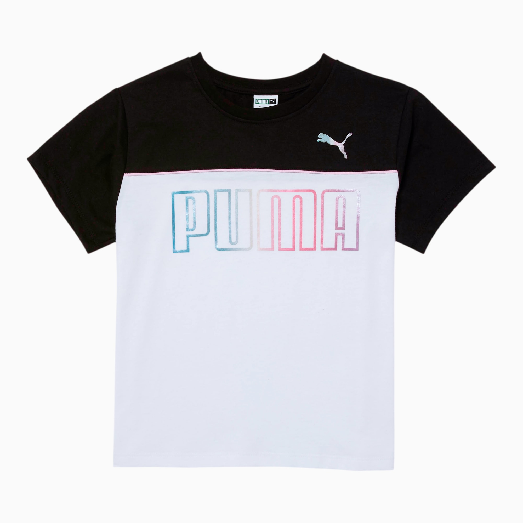 Graphic Girls Colorblock Fashion Tee Jr Puma Us