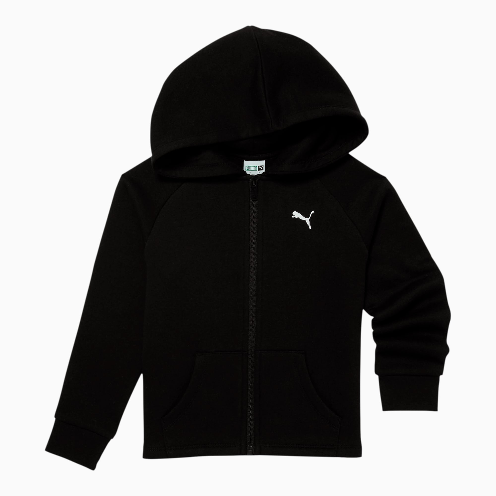 black puma zip up hoodie