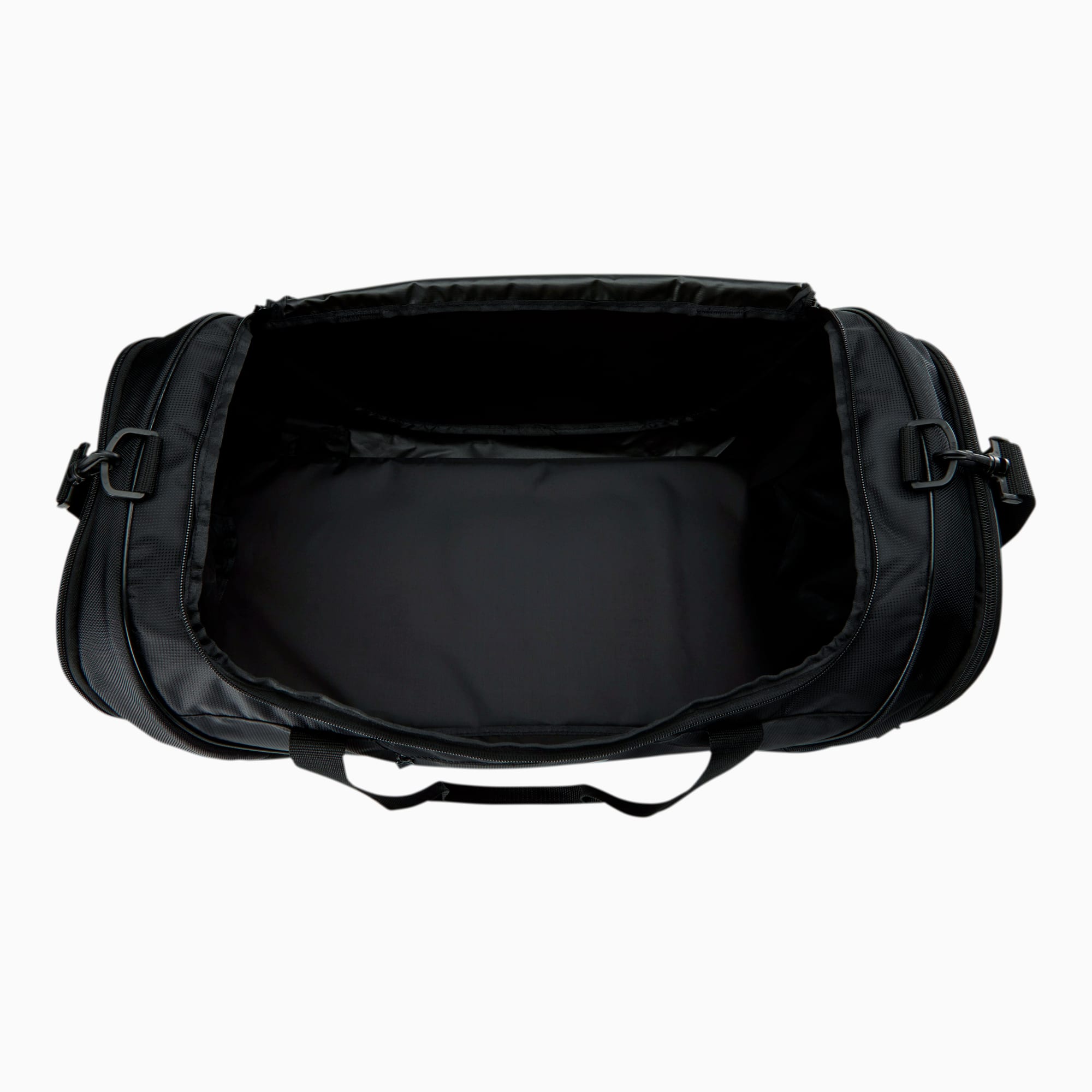 Puma black solid duffle bag new arrivals