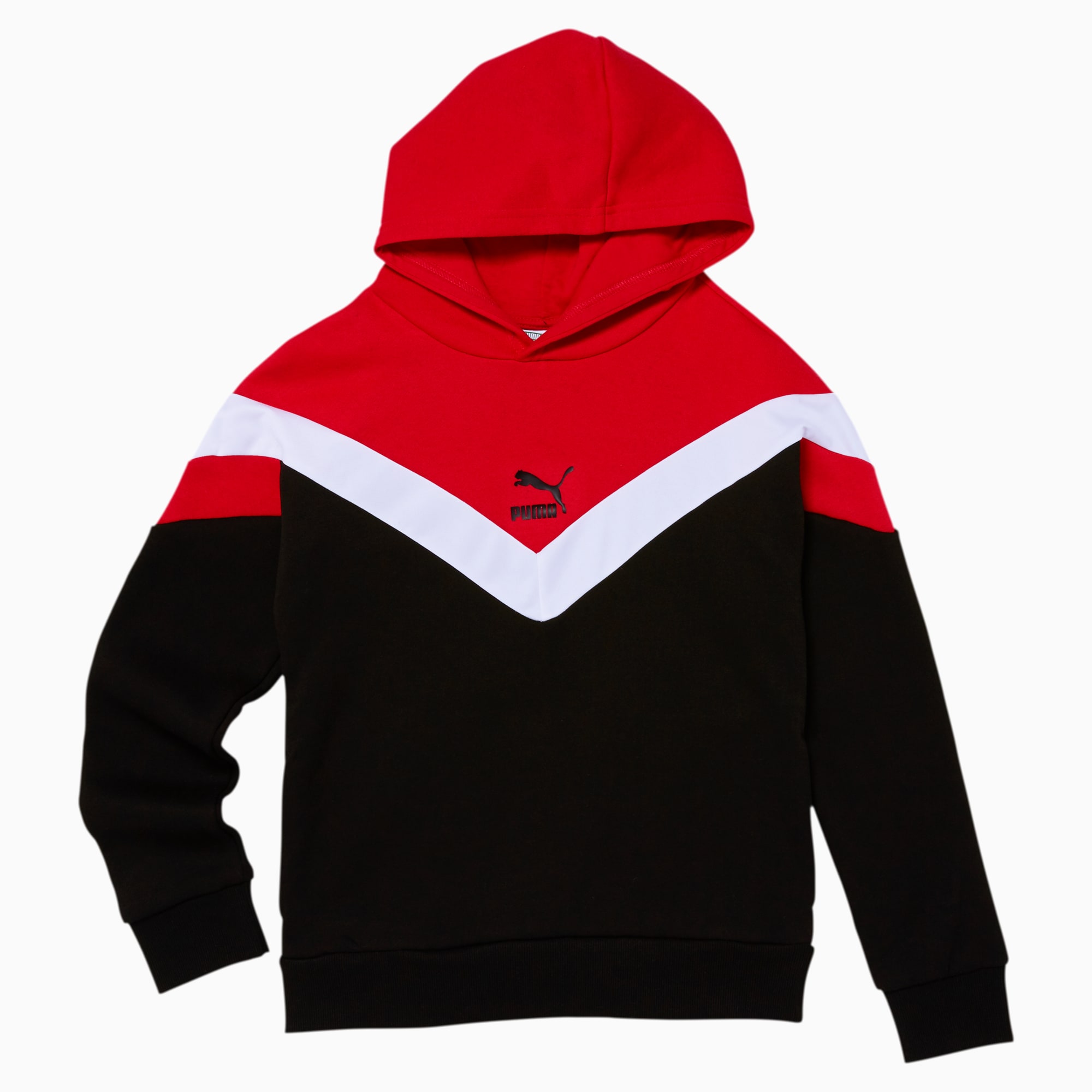 puma jumper red white blue