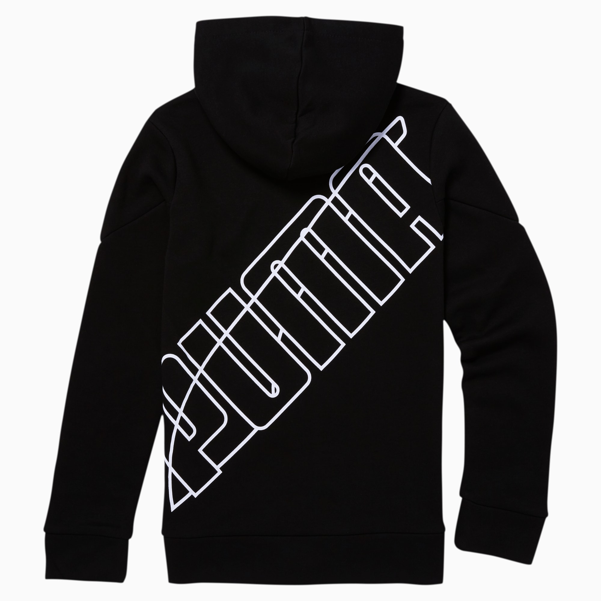 Rebel Boys Fleece Zip Up Hoodie JR PUMA