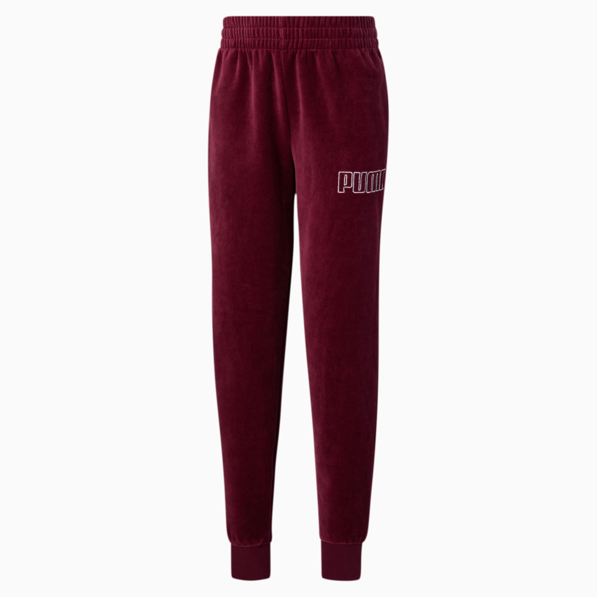 puma red joggers