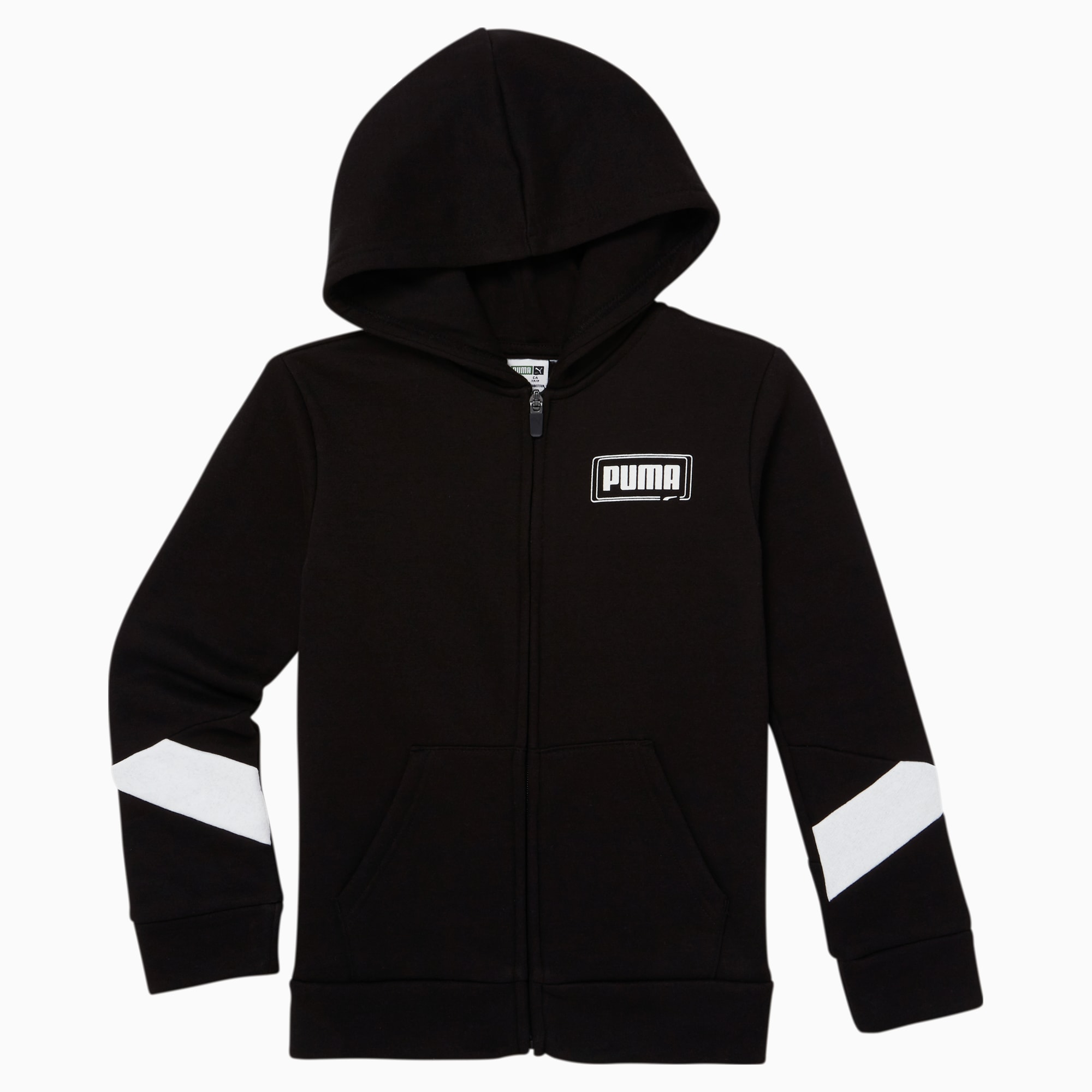 Rebel Little Kids Fleece Zip Up Hoodie PUMA
