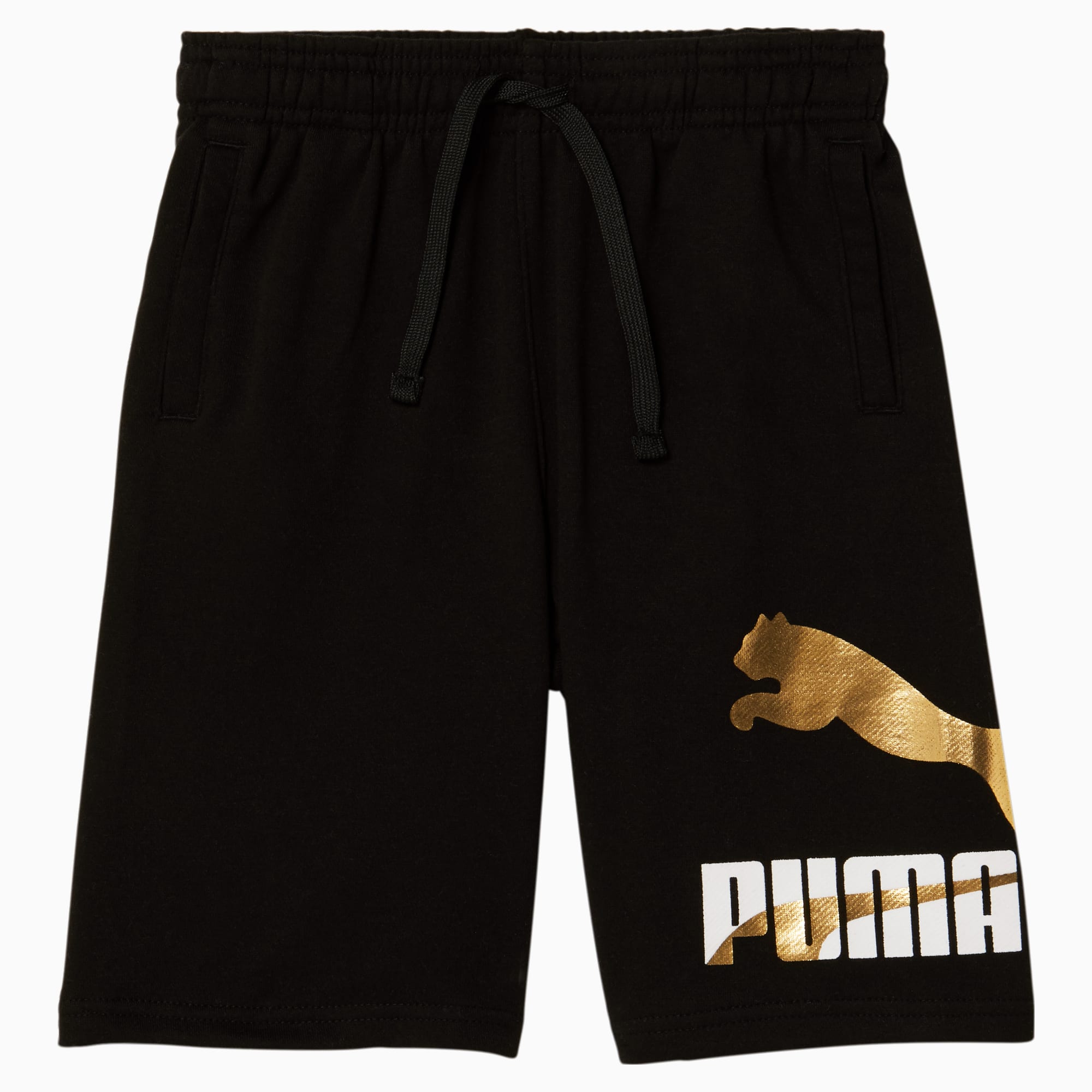 Puma shorts kids sales gold