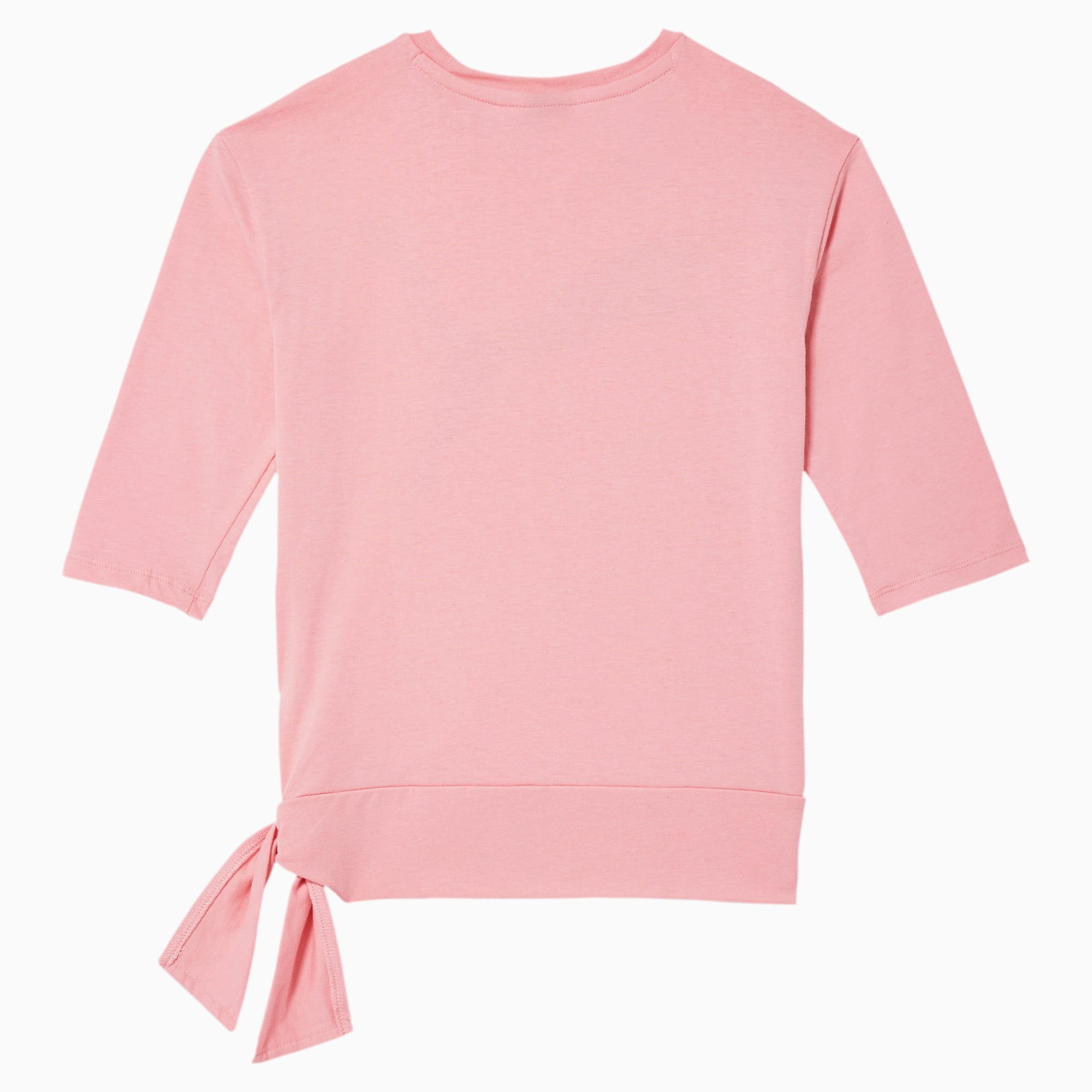 Tag Girls' 3/4 Sleeve Side Knot Tee JR | PUMA